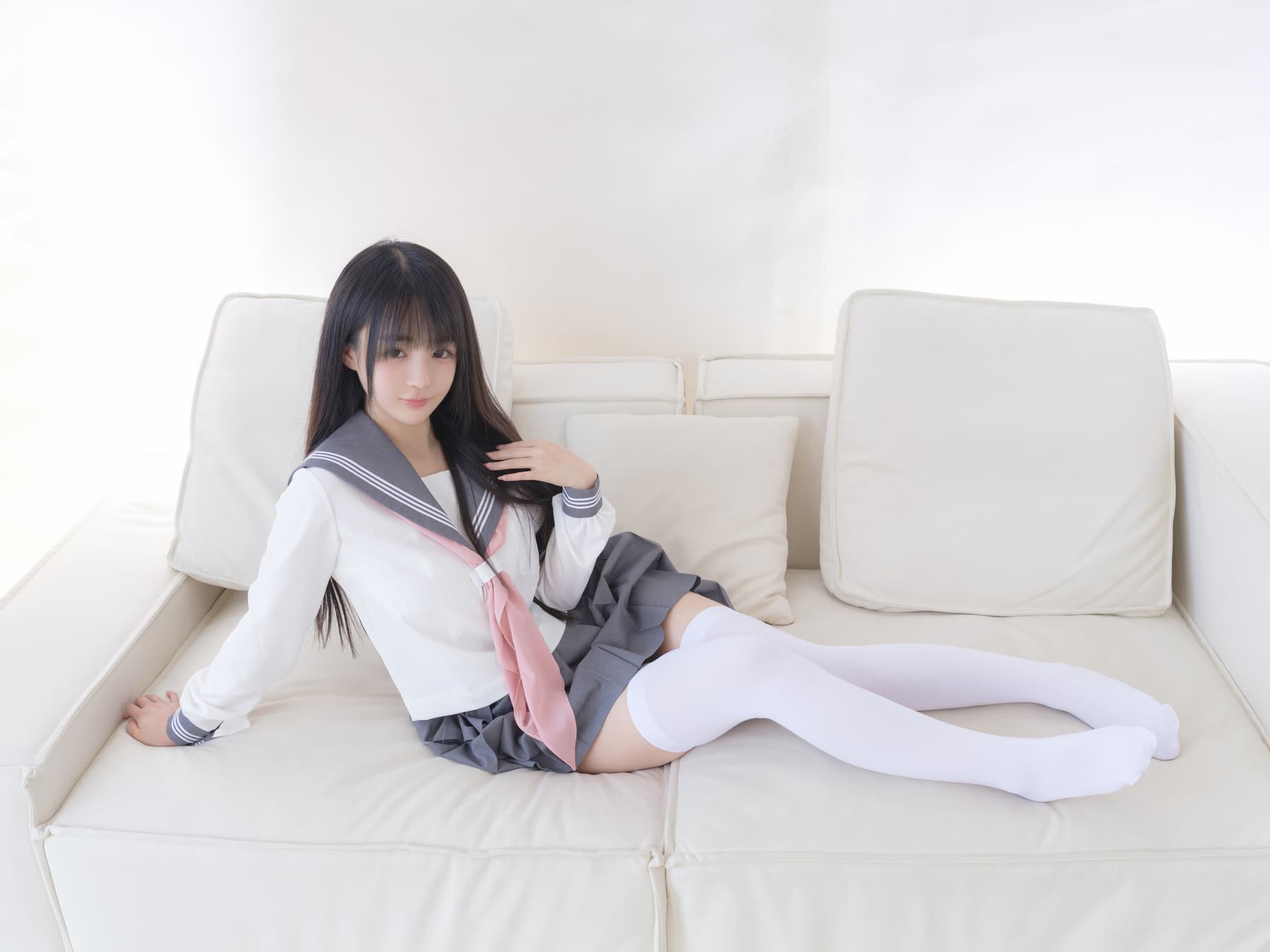 NO.087 白丝JK – [桜井宁宁] - 喵图录