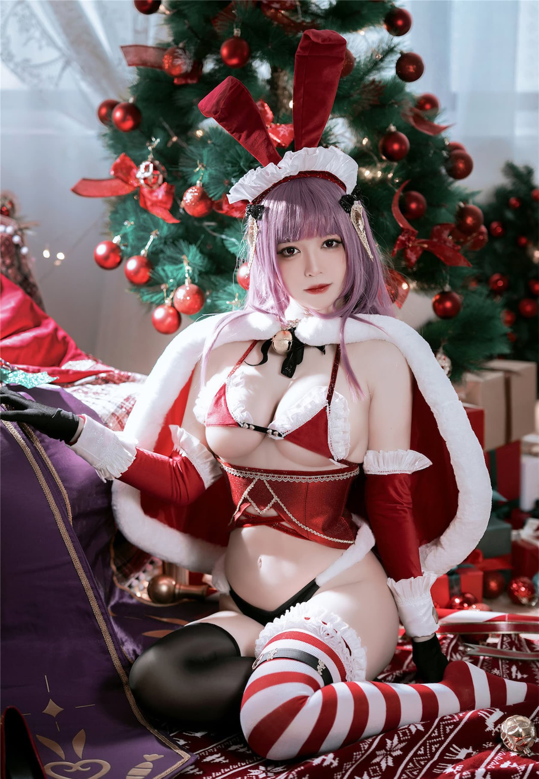 NO.041 兔子圣诞节 Christmas Bunny Aike – [半半子] - 喵图录