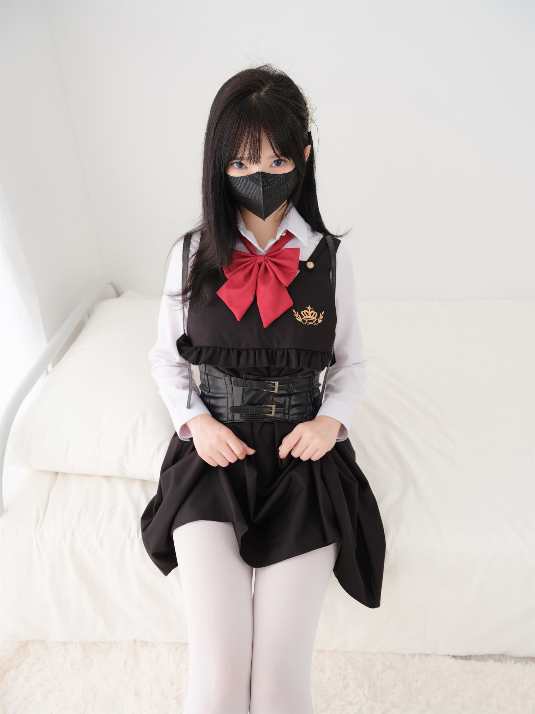 内部 见希w 白丝学生服 – [紧急企划] - 喵图录