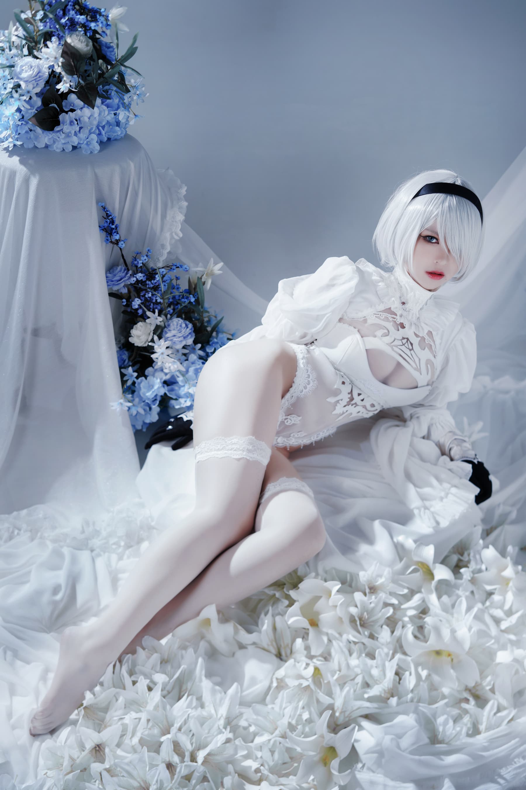 NO.030 Automataヨルハ二号B型 白いドレス – [半半子] - 喵图录