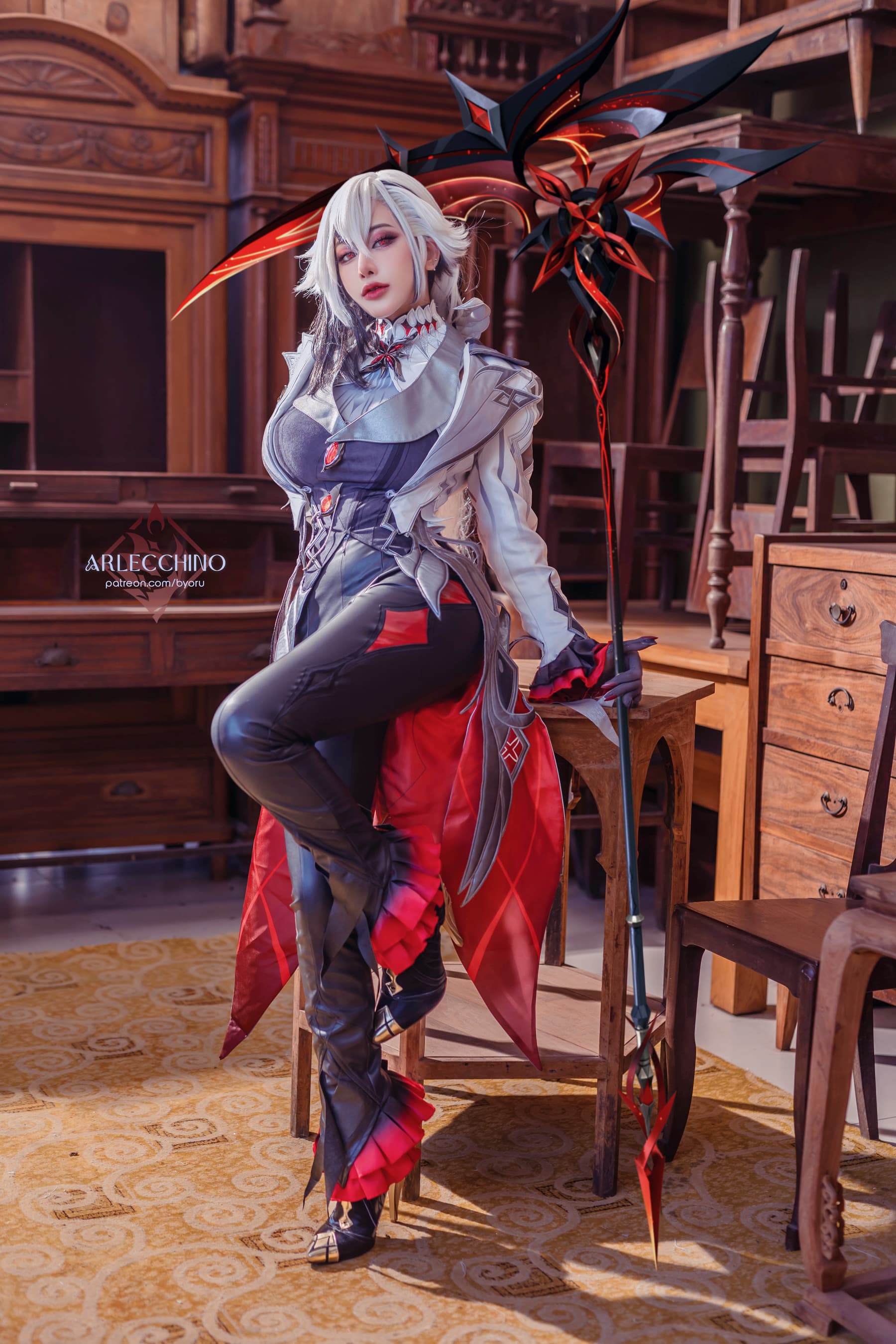 NO.244 Genshin Impact Arlecchino Dress – [Byoru] - 喵图录