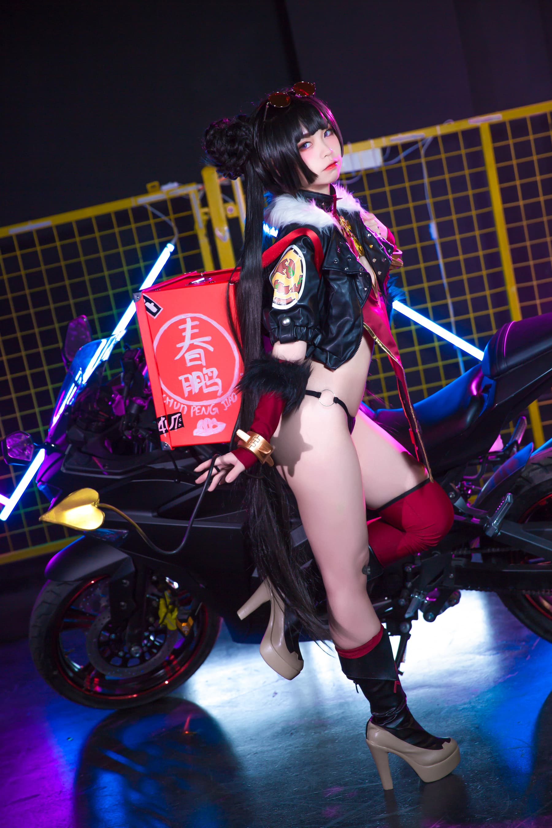 NO.009 春鹏饺子外卖小妹 – [G44不会受伤] - 喵图录