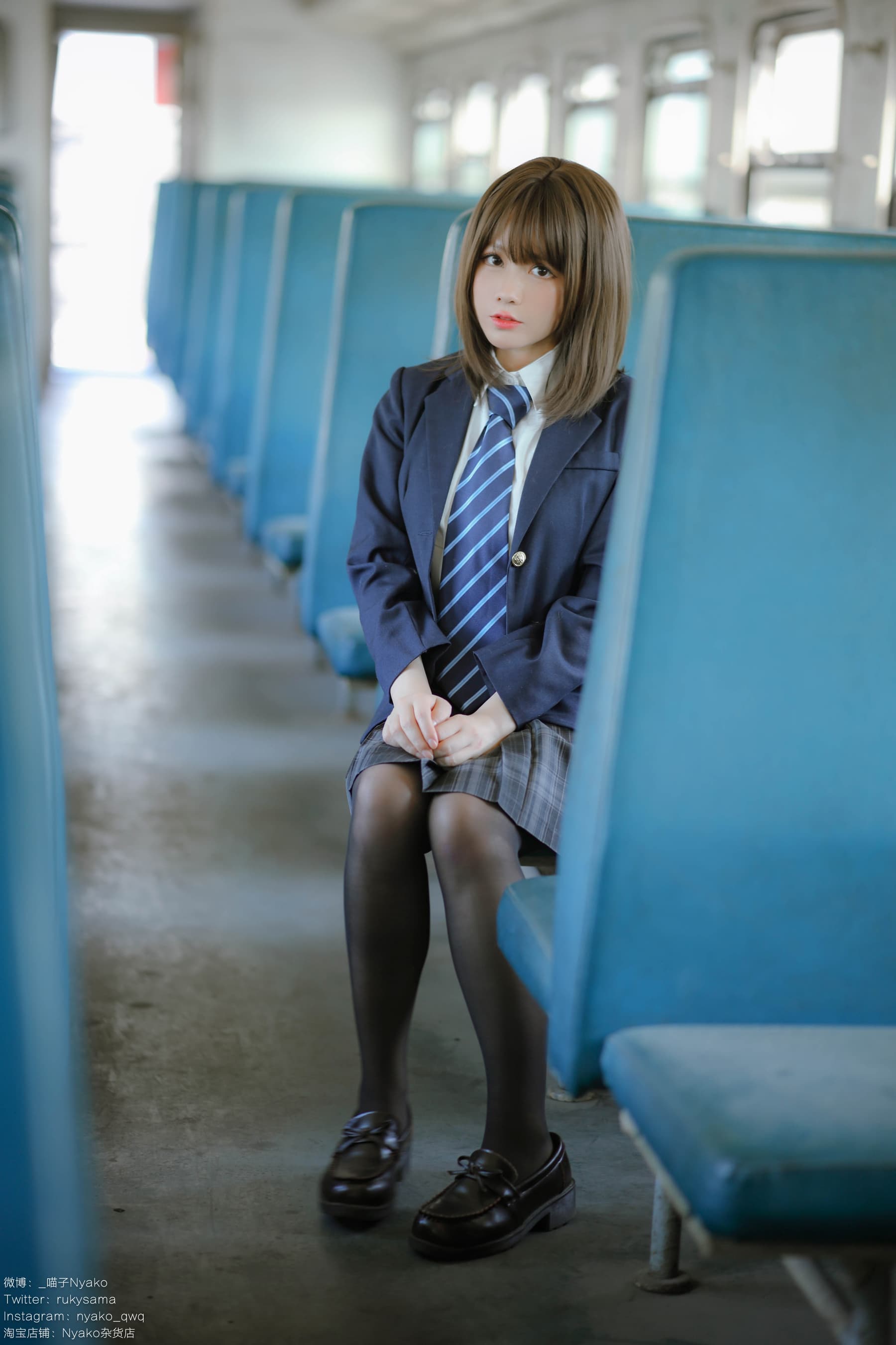 NO.037 痴·女子校生2 火车jk – [Nyako喵子] - 喵图录