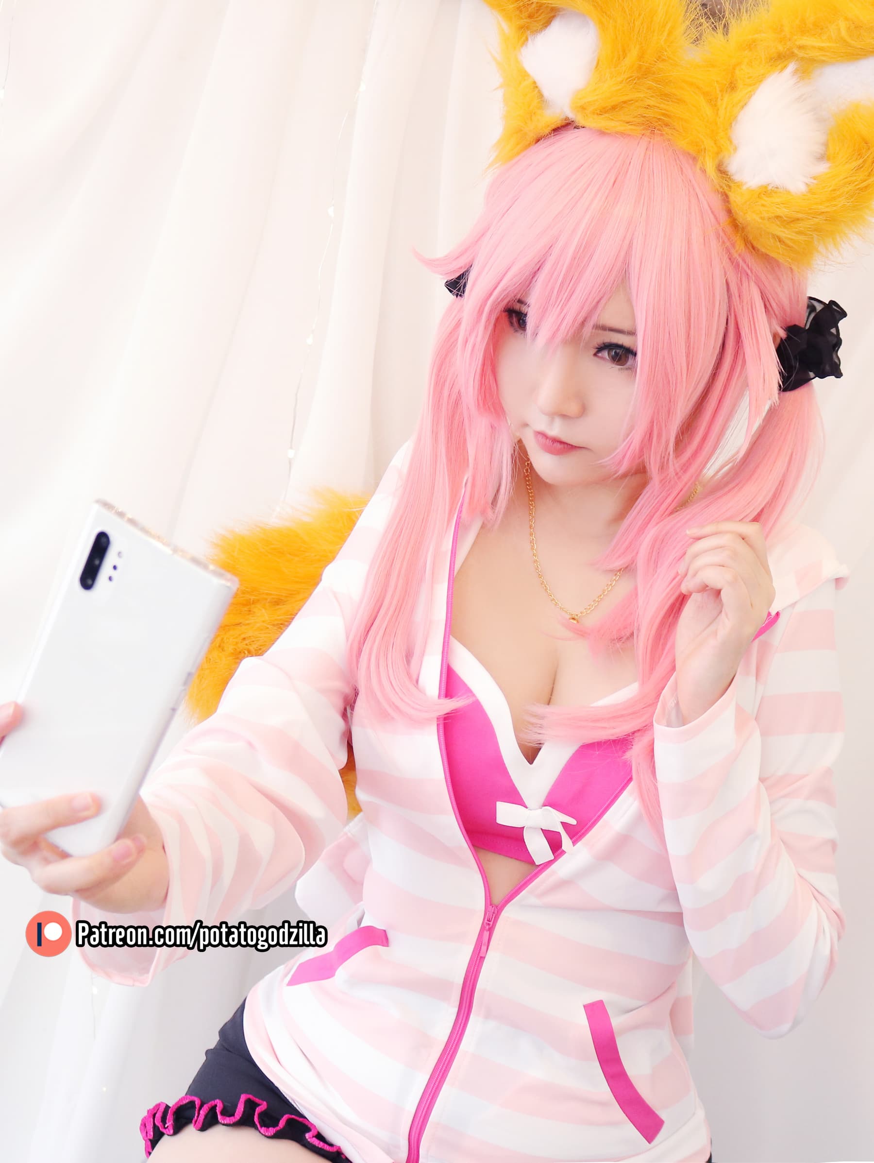 NO.077 Tamamo School Uniform – [Potato Godzilla] - 喵图录