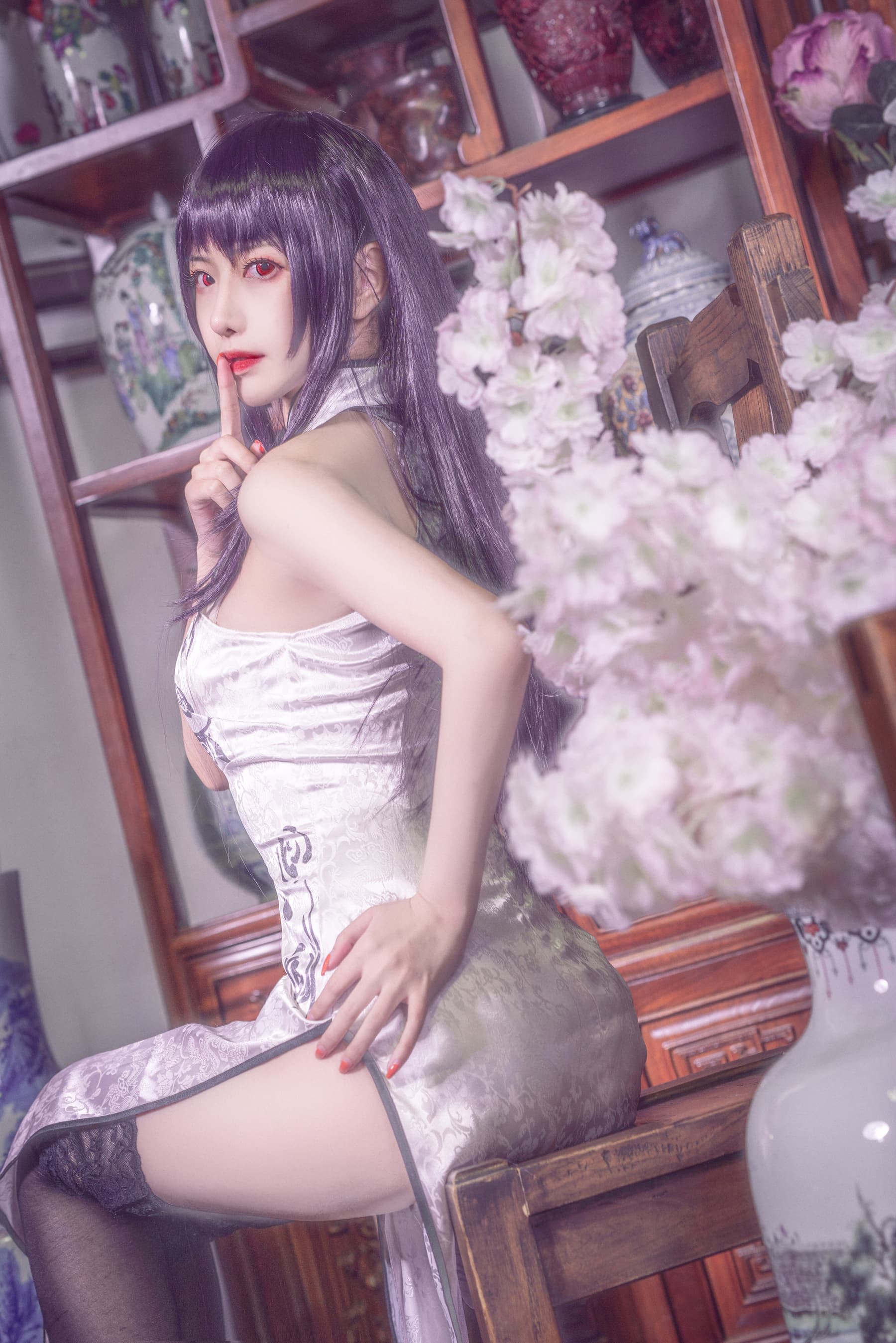 NO.045 学姐旗袍 – [Shika小鹿鹿] - 喵图录