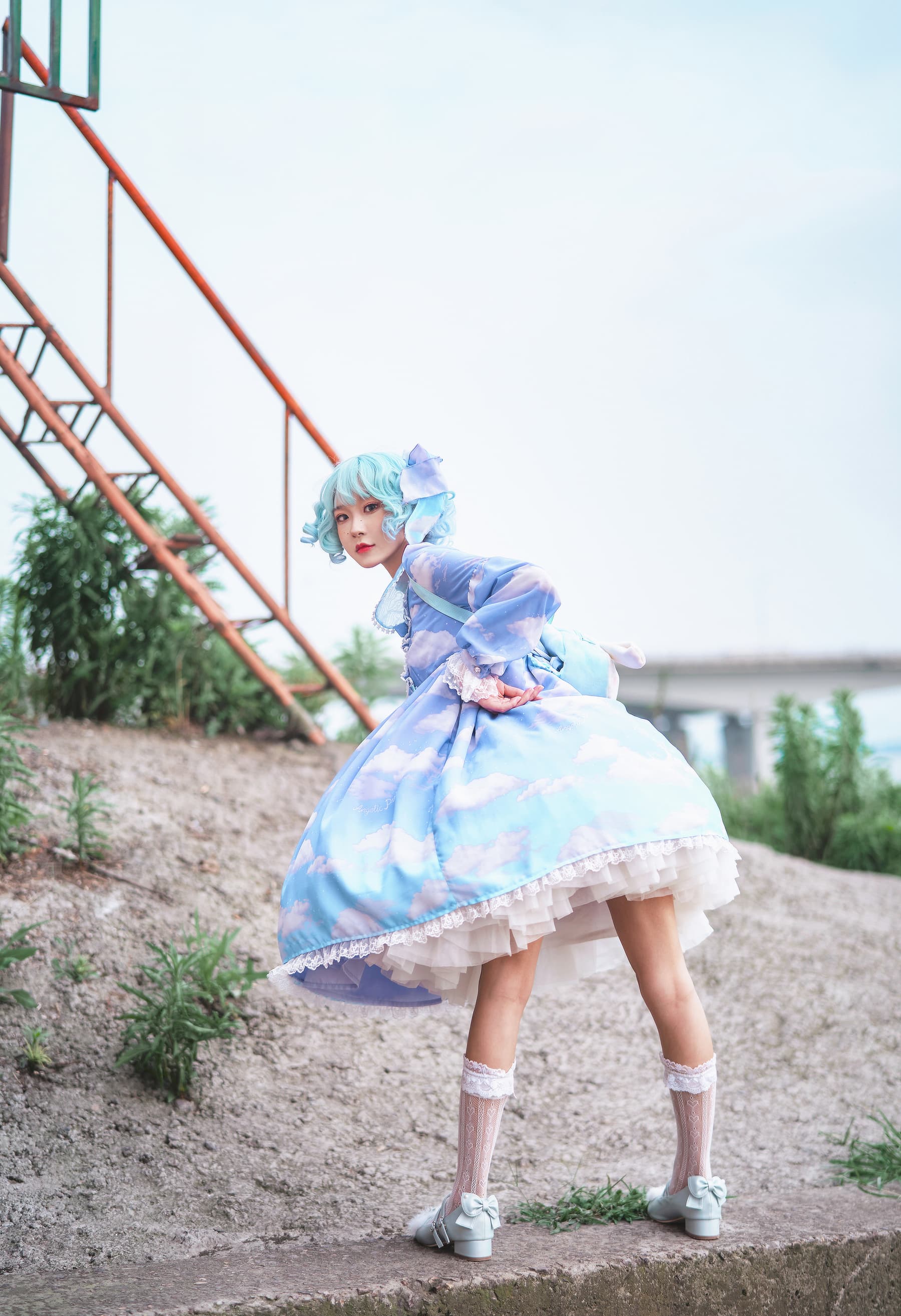 NO.005 lolita蓝裙 – [阿包也是兔娘] - 喵图录