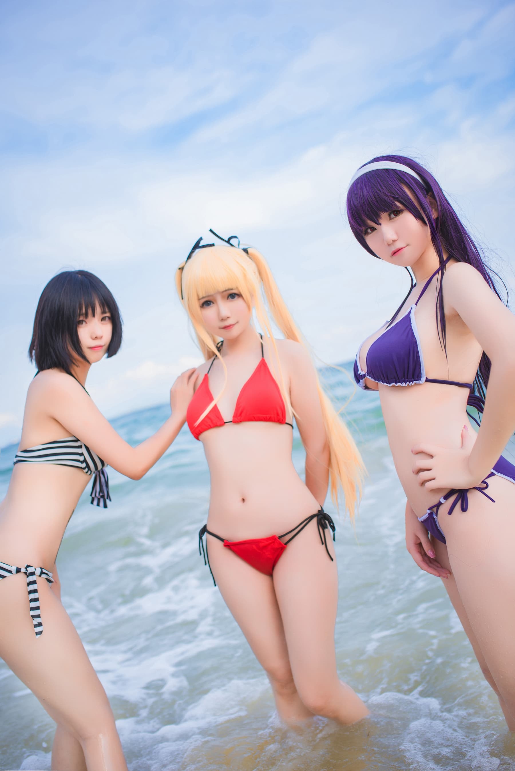 NO.020 &小野妹子w&Yoko宅夏&前羽四人彼女 – [白金Saki] - 喵图录