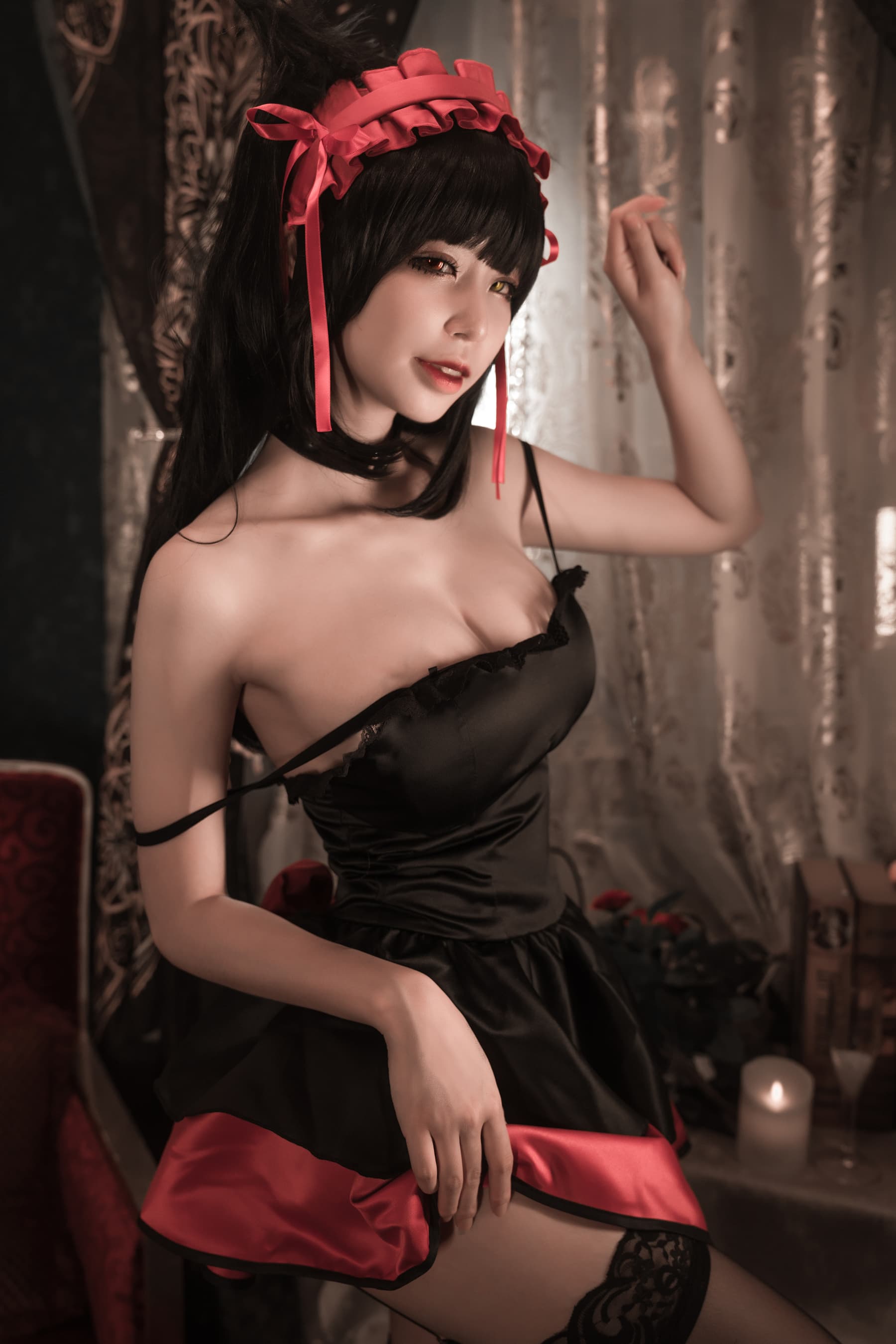 NO.016 狂三 猫咪内衣 – [爱老师] - 喵图录
