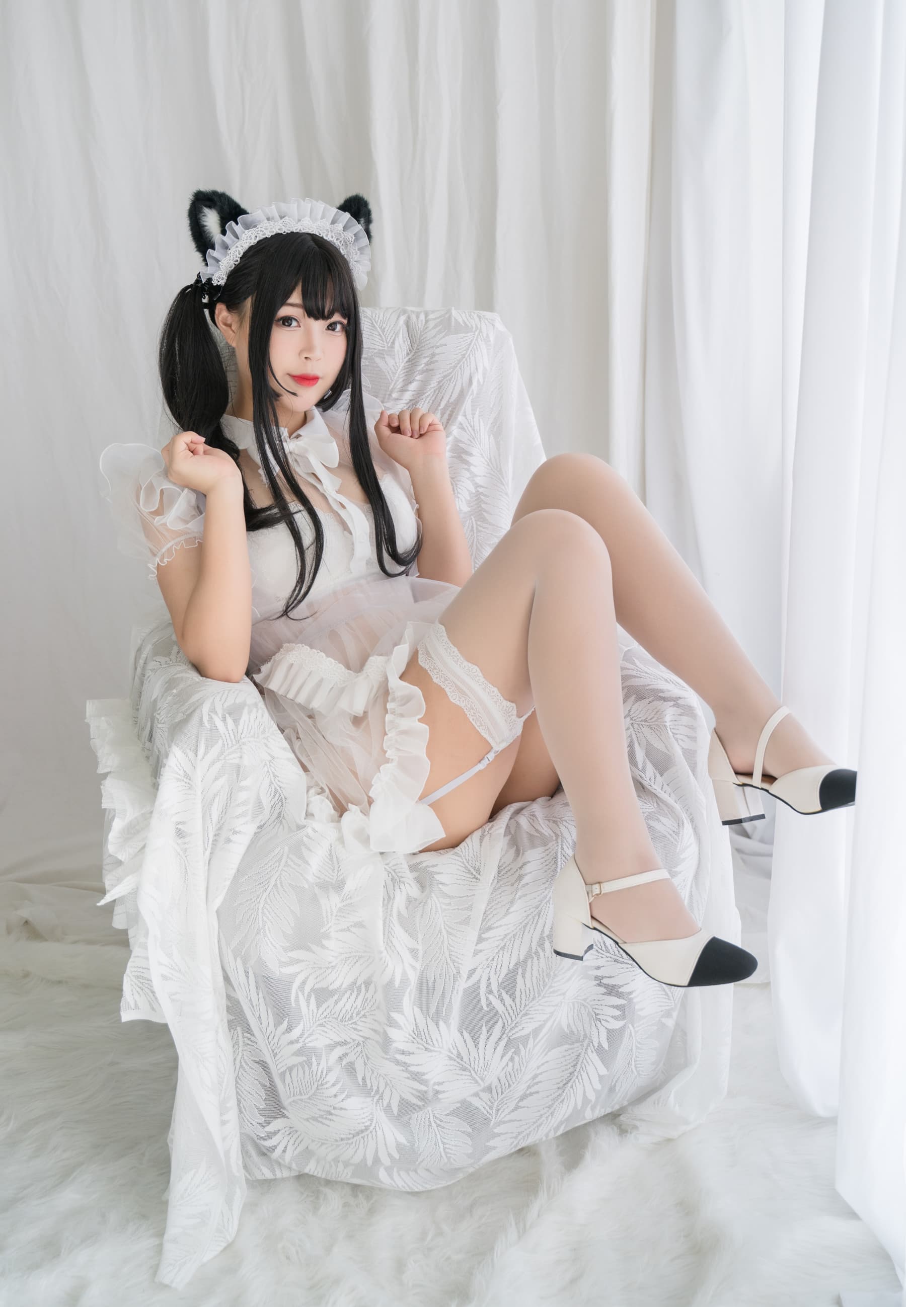 NO.062 白猫透明女仆 – [白烨烨] - 喵图录