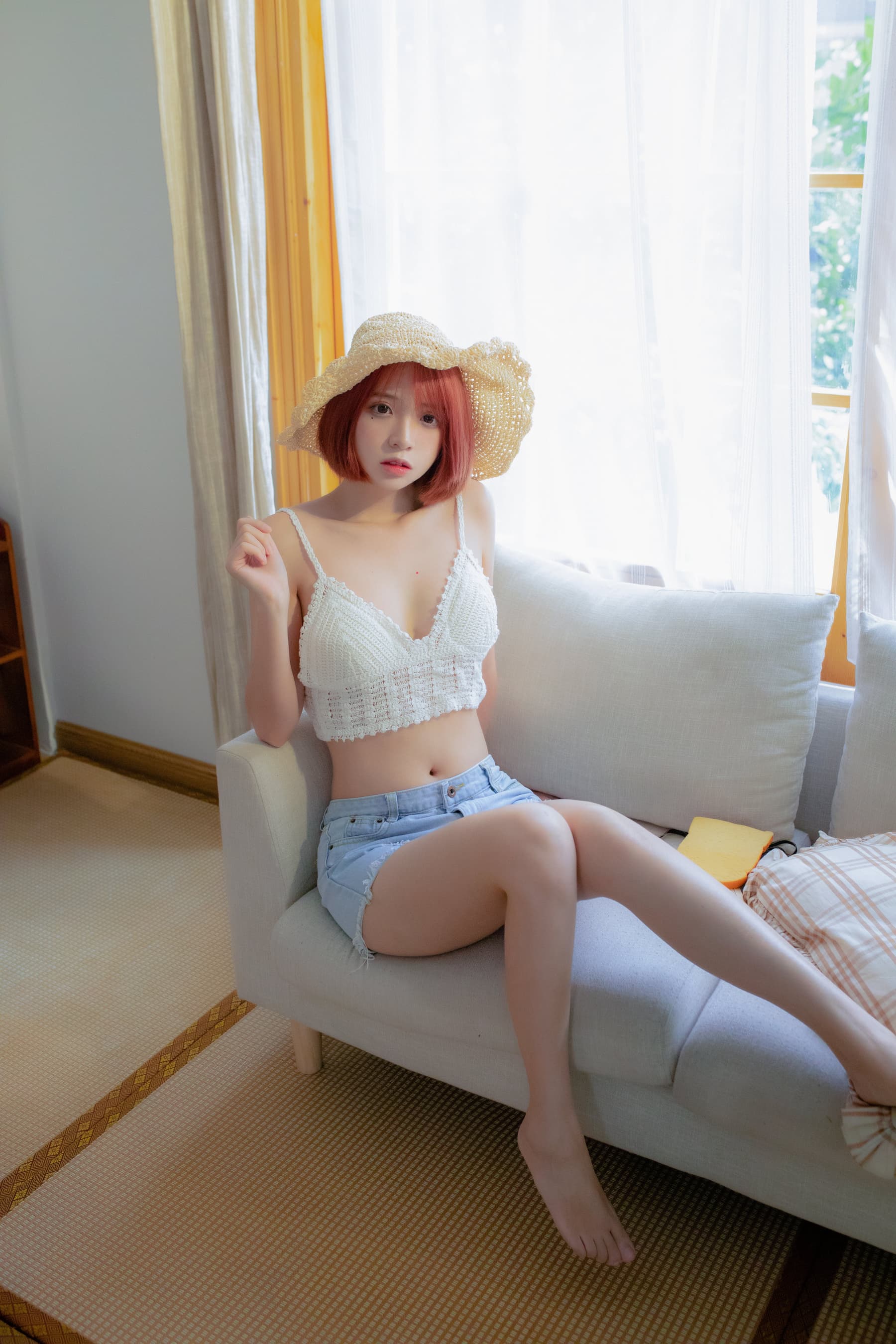 NO.133 草帽女孩 – [疯猫ss] - 喵图录