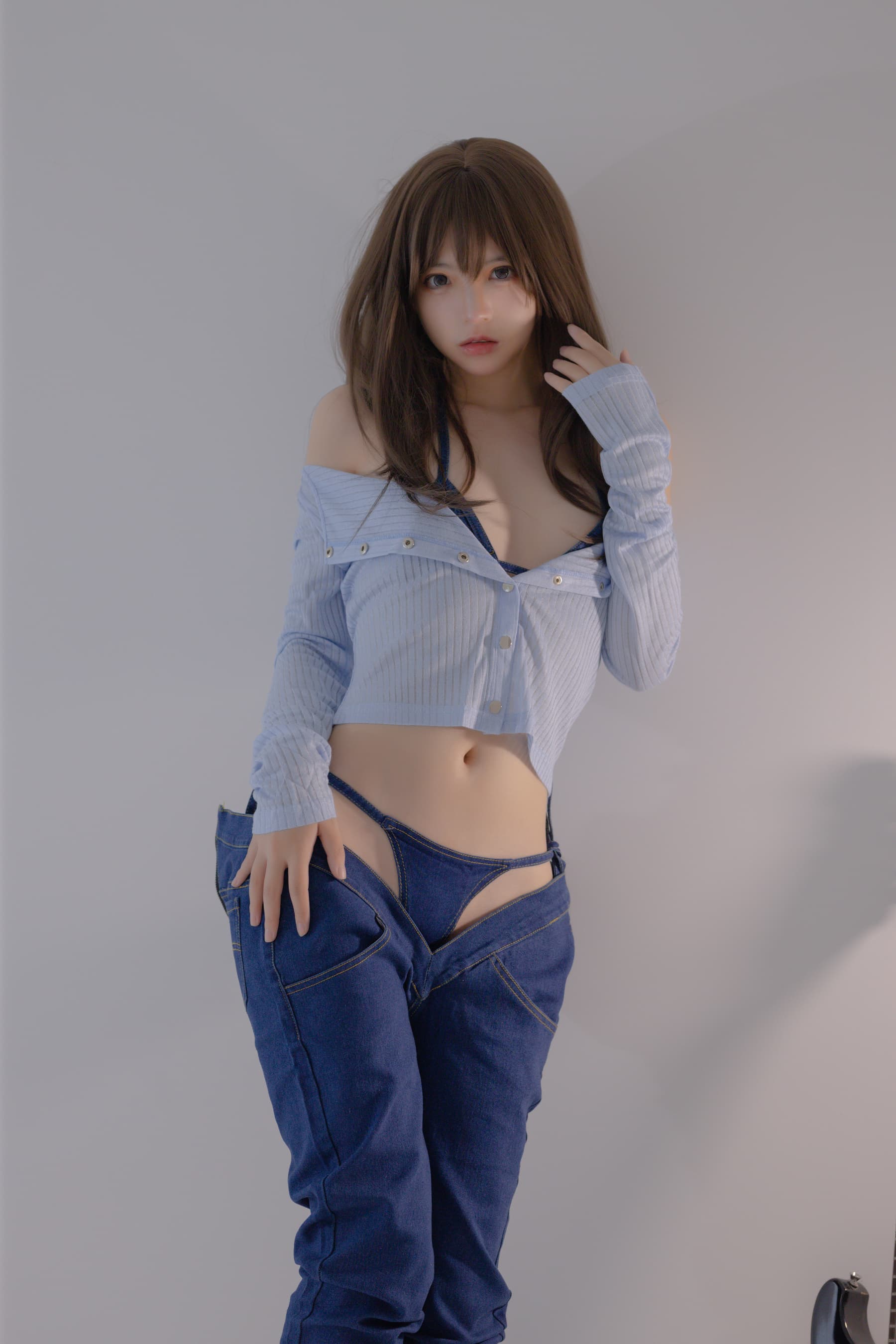 NO.161 2022夏日限定A本 吉他妹妹 牛仔裤 – [疯猫ss] - 喵图录
