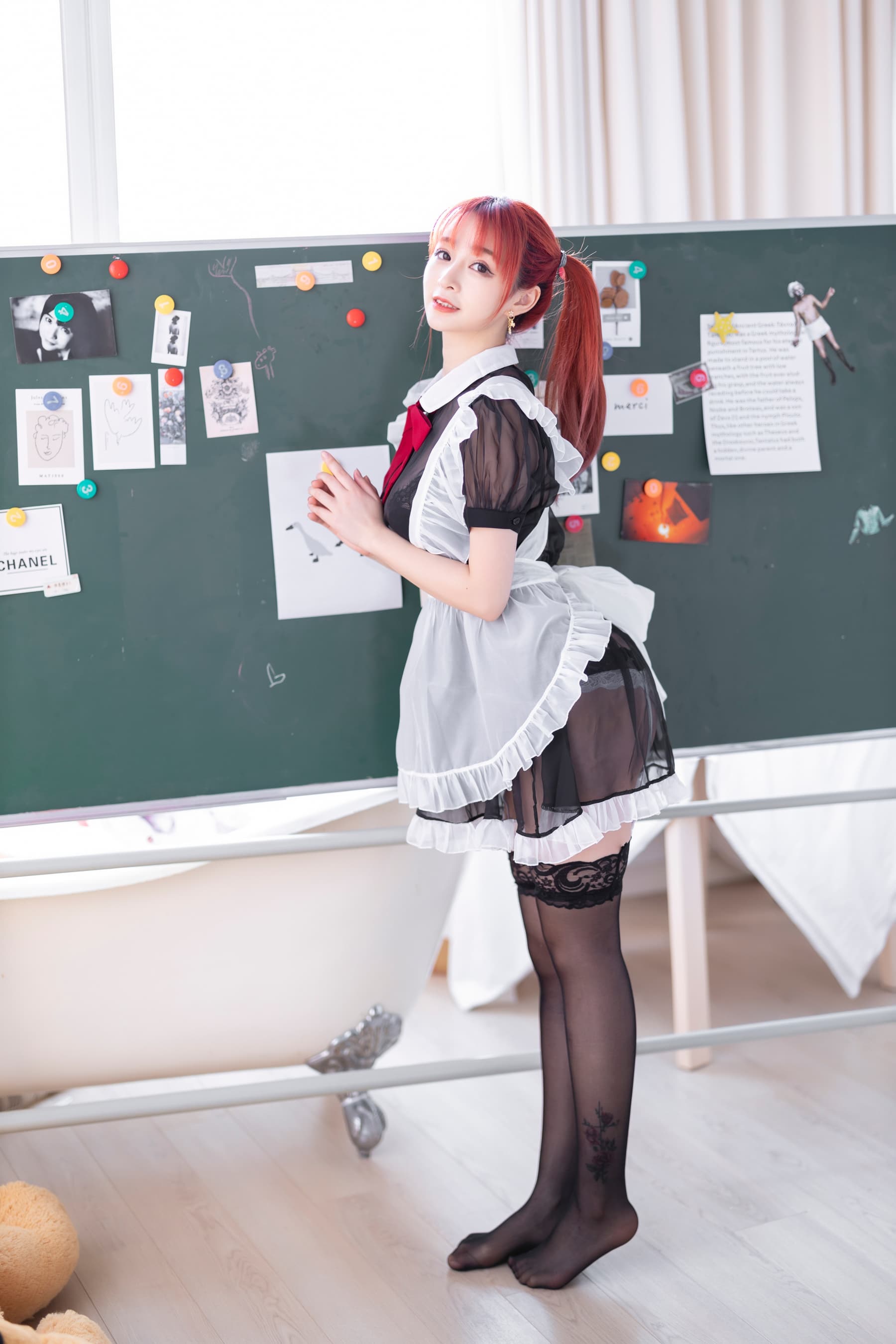 NO.004 双马尾透明女仆 – [叉子宝宝] - 喵图录