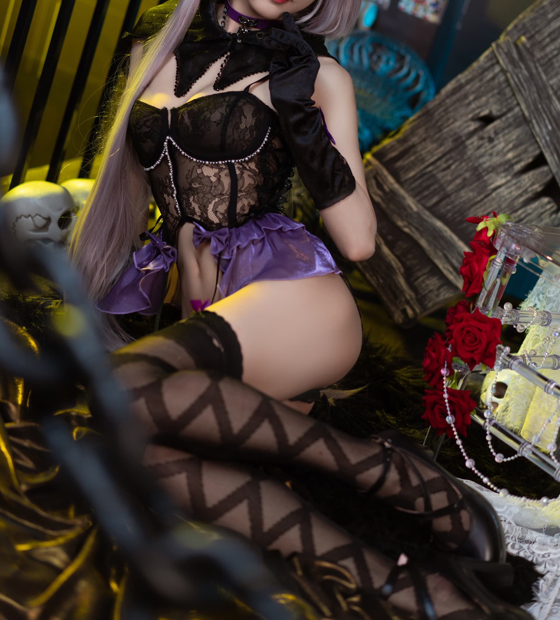 NO.042 午夜瞌睡魔女 – [阿包也是兔娘] - 喵图录