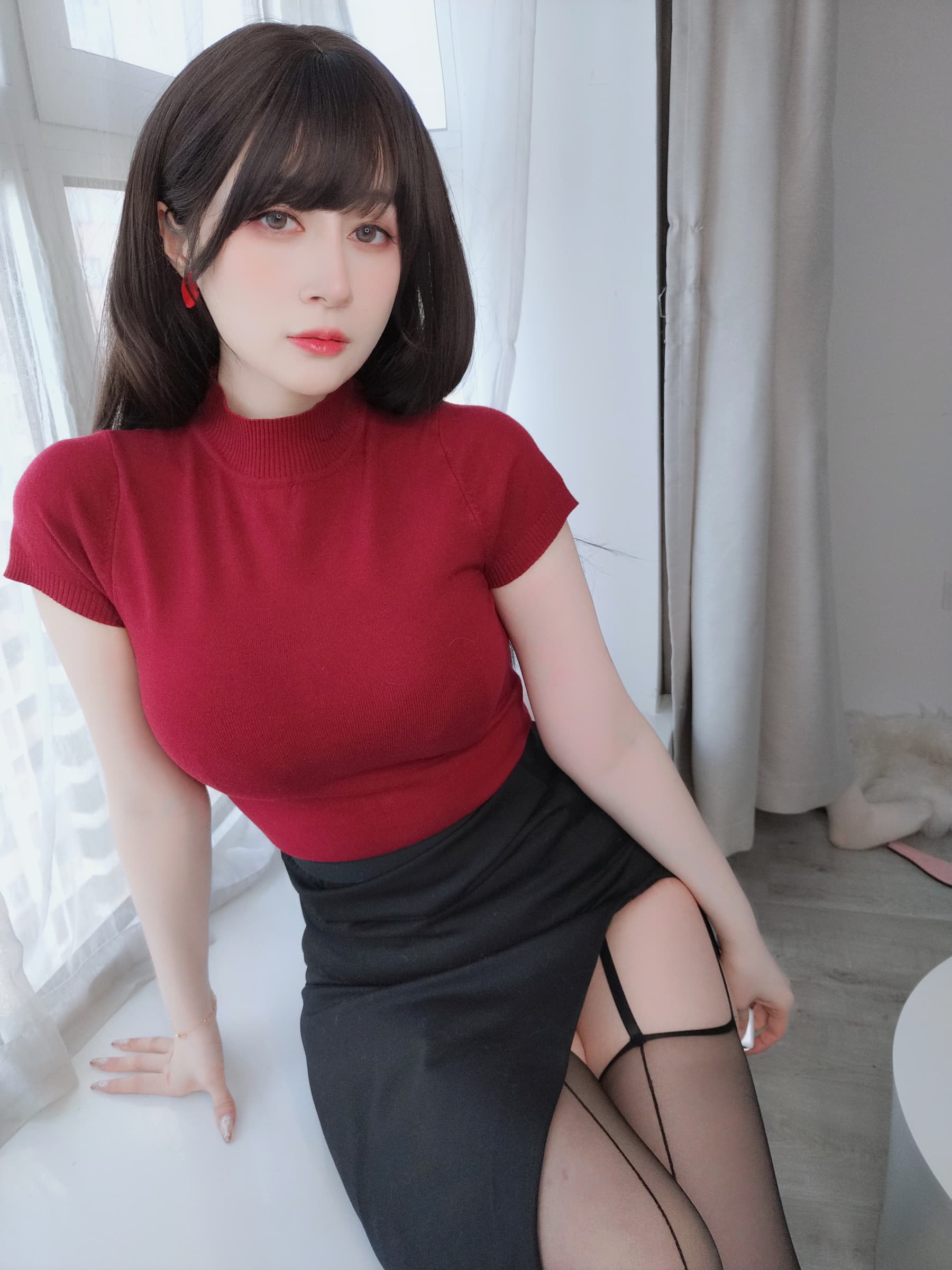 NO.145 サスペンダーを履いたお姉さん – [白银81] - 喵图录