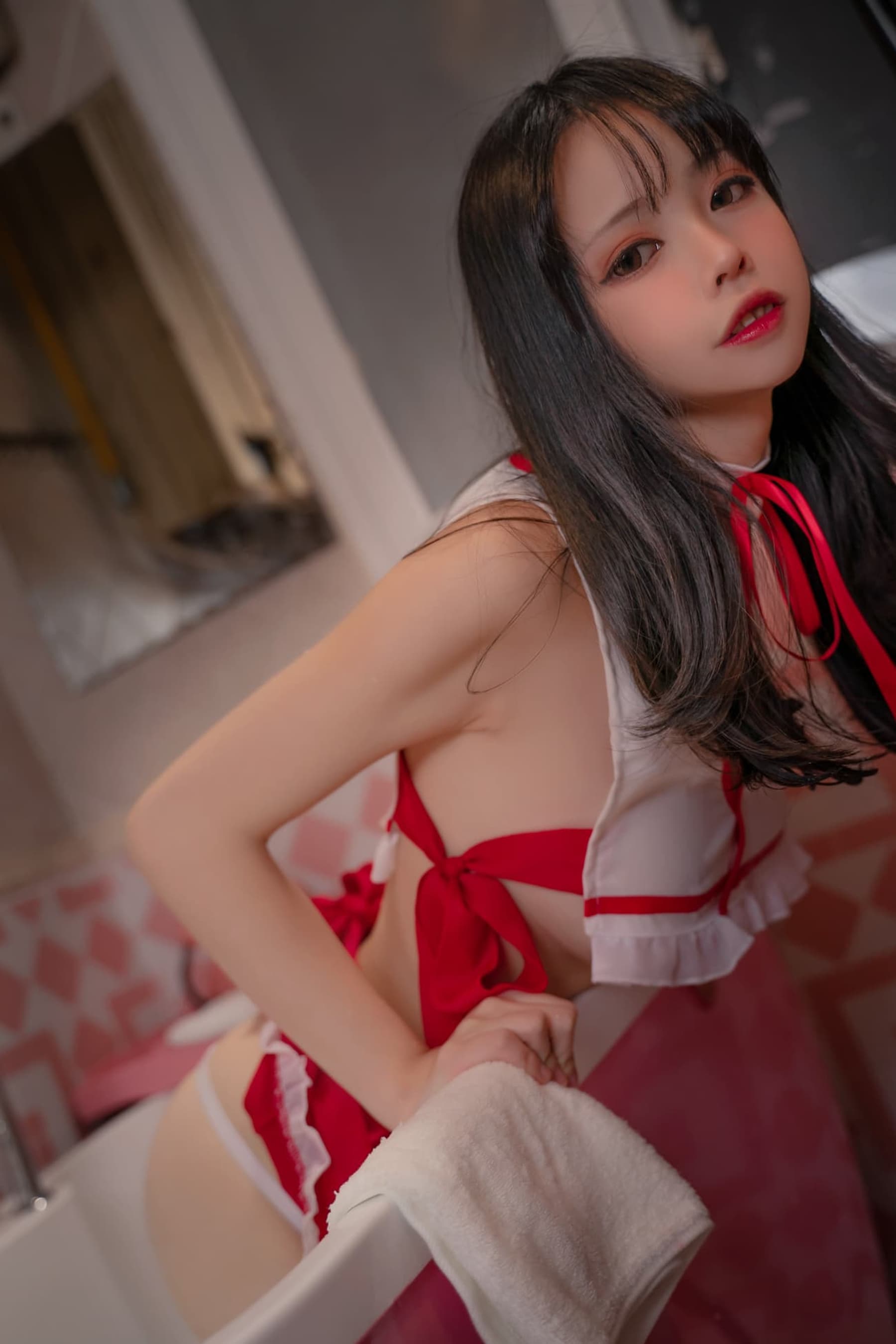NO.014 入浴巫女 – [可可老师] - 喵图录