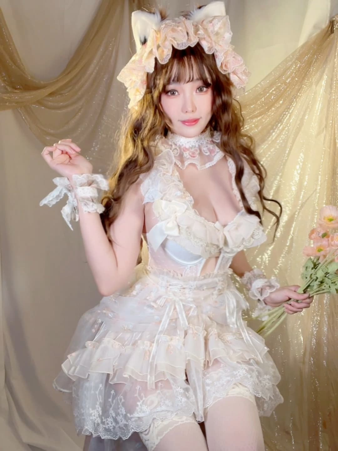 NO.168 Red panda~Lingerie 小熊貓古典蕾絲 – [ElyEE子] - 喵图录