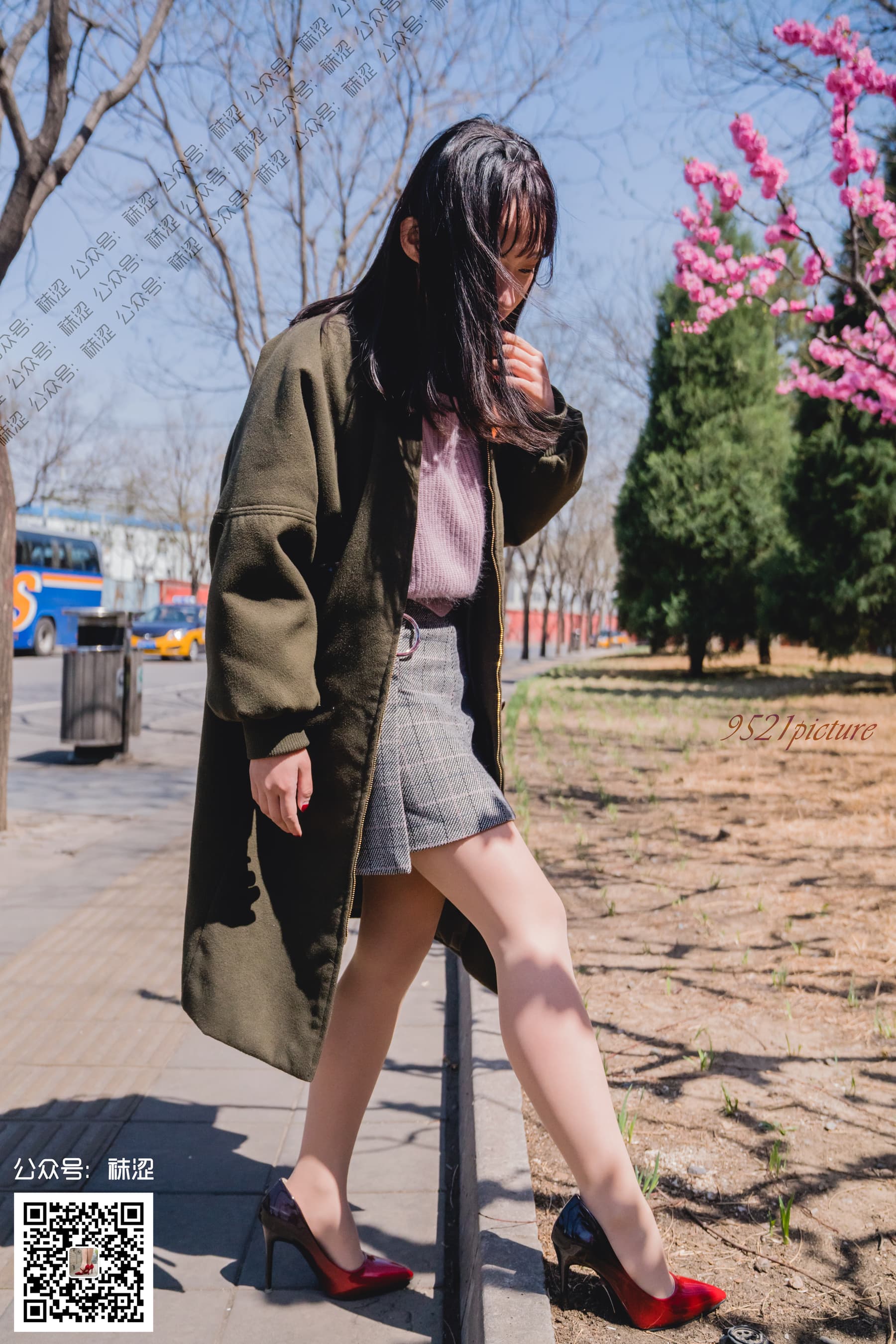 NO.004 Amanda.H打车小剧情 – [袜涩] - 喵图录