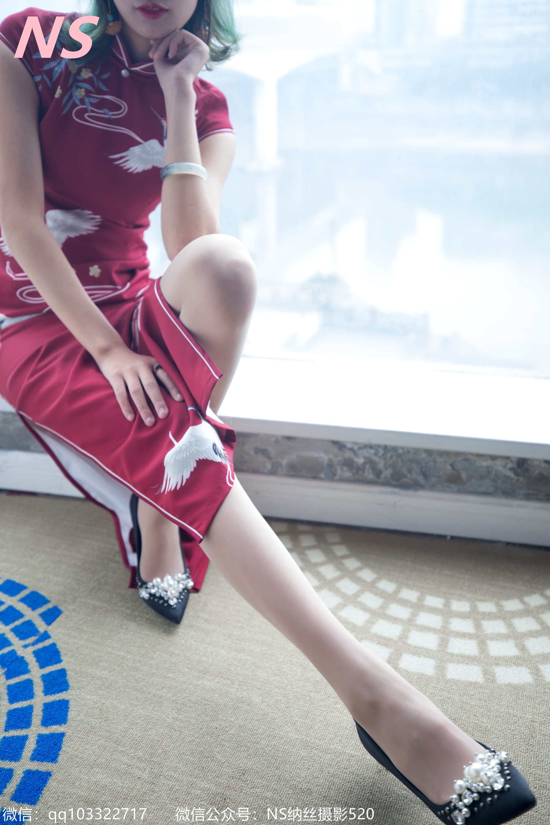 NO.180 张若若 旗袍丝袜 – [纳丝摄影] - 喵图录