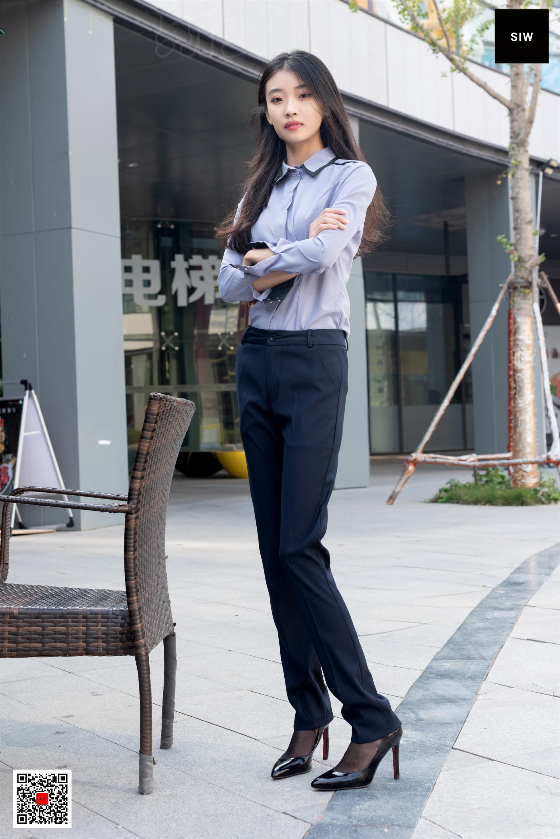 NO.089 蓉儿 女总裁职业白领制服衬衣长裤工装 – [SIW斯文传媒] - 喵图录