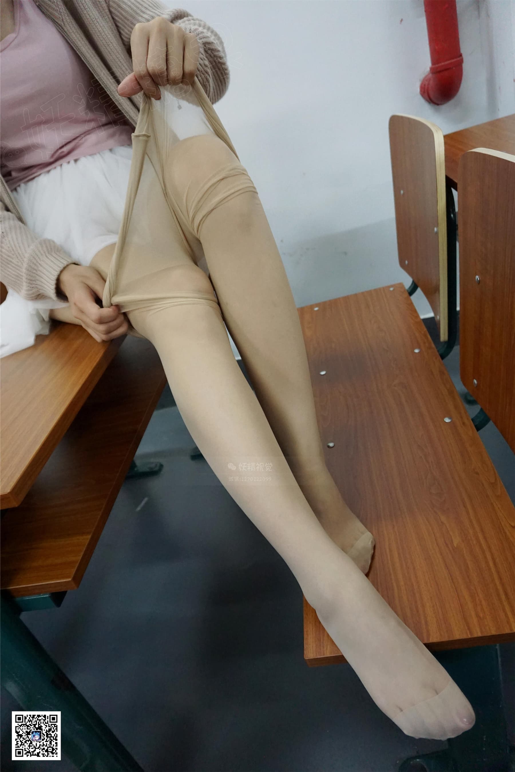 NO.101 粥粥 安静的丝袜少女 – [妖精视觉] - 喵图录
