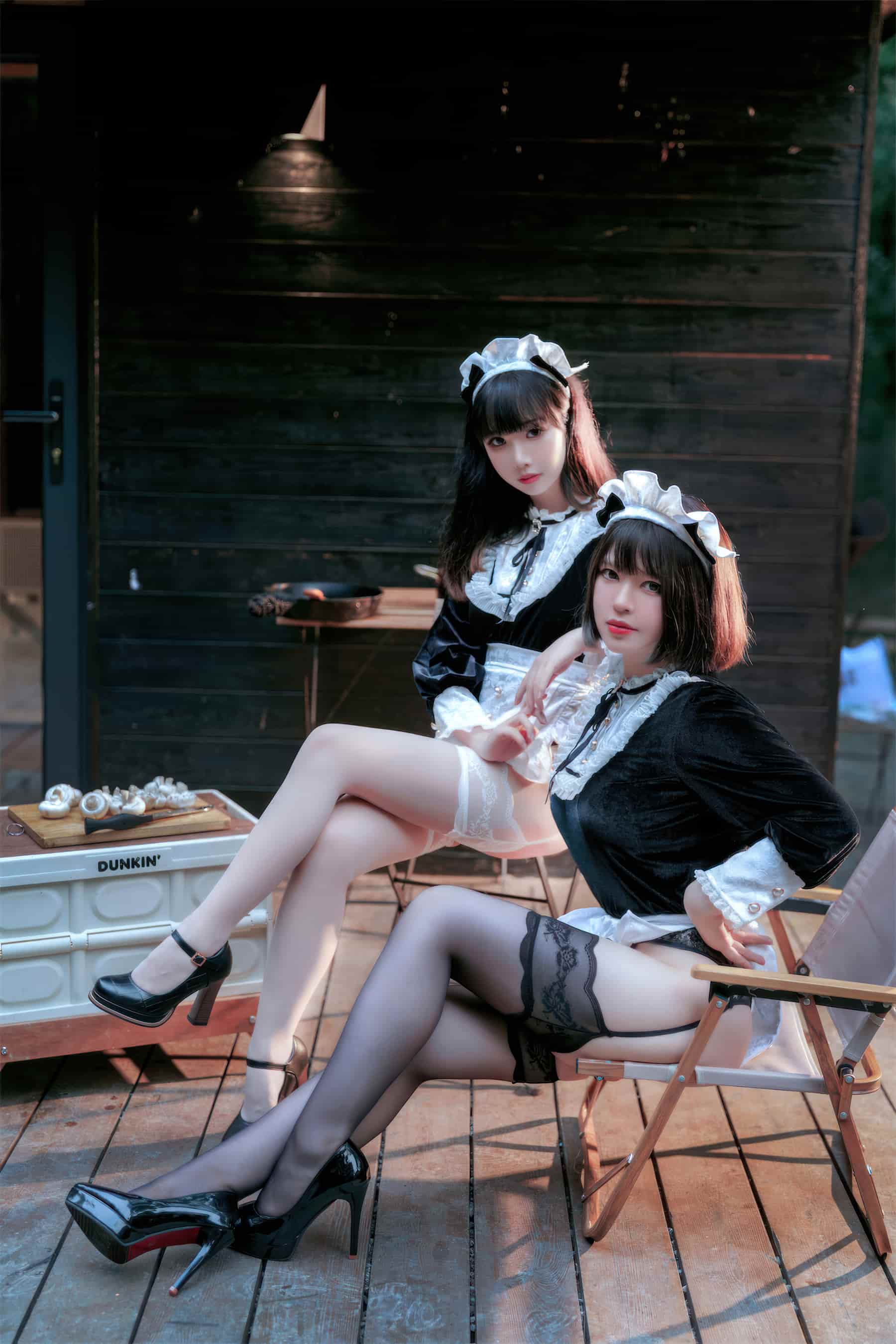NO.136&半半子Maid姉妹 – [面饼仙儿] - 喵图录
