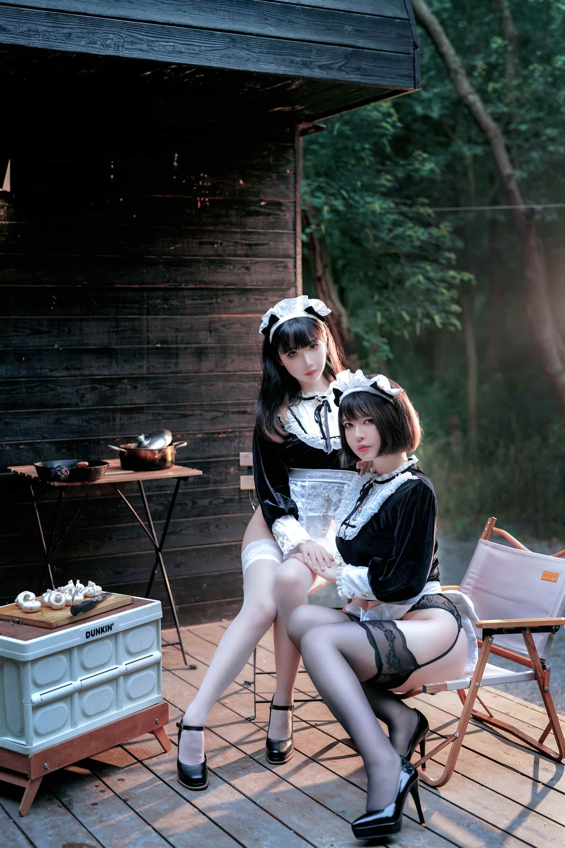 NO.138女仆姐妹(半半子) – [面饼仙儿] - 喵图录