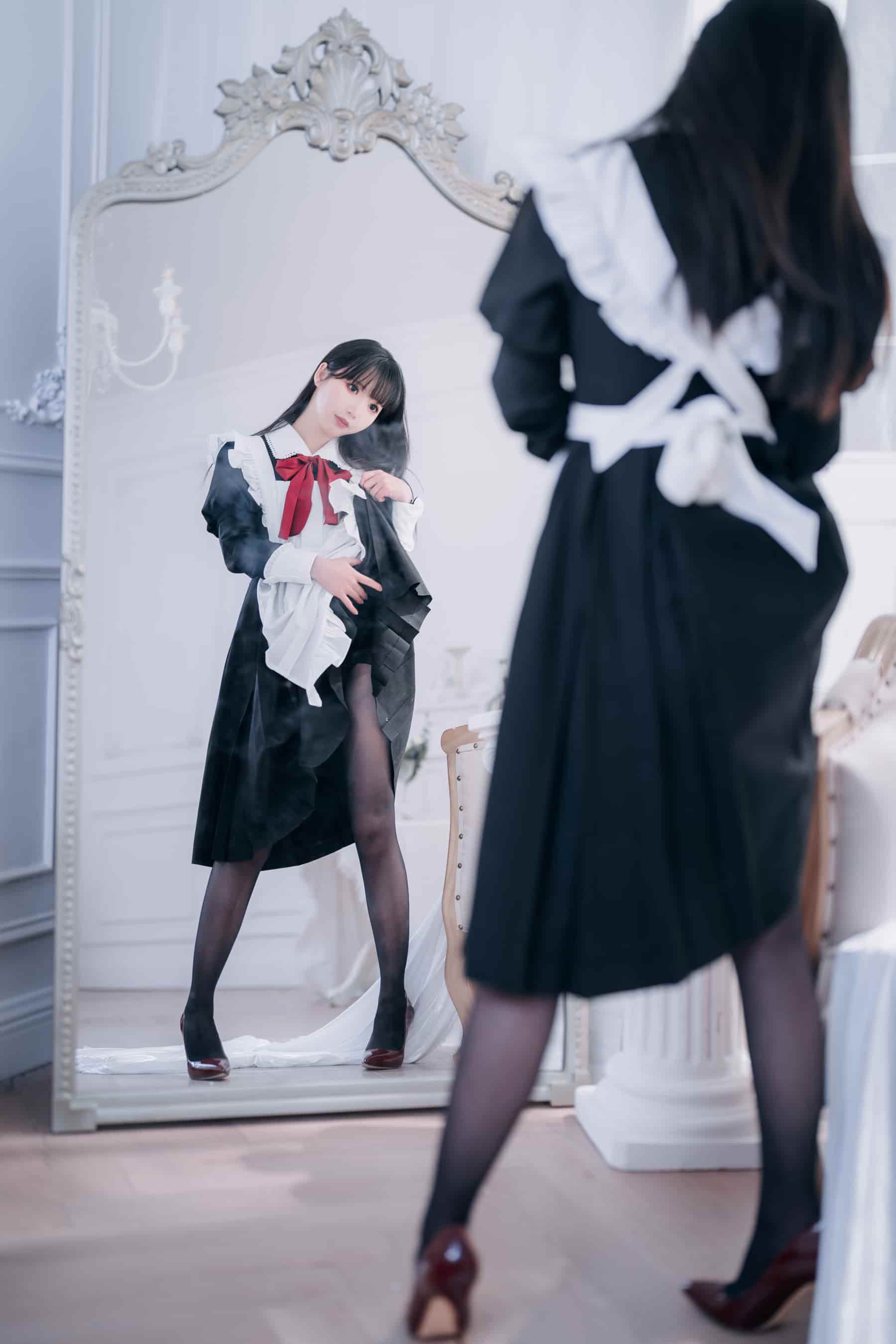 NO.139红高跟女仆 – [面饼仙儿] - 喵图录