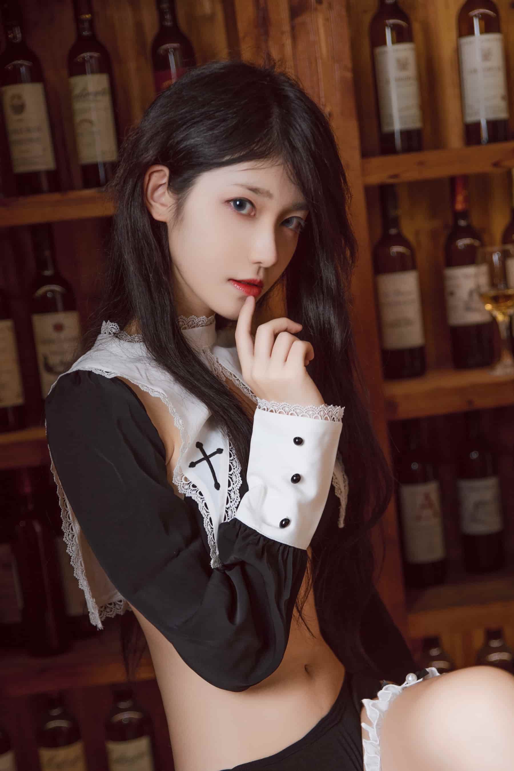 NO.063 酒味女人 黑修女 福利向 – [南桃Momoko] - 喵图录