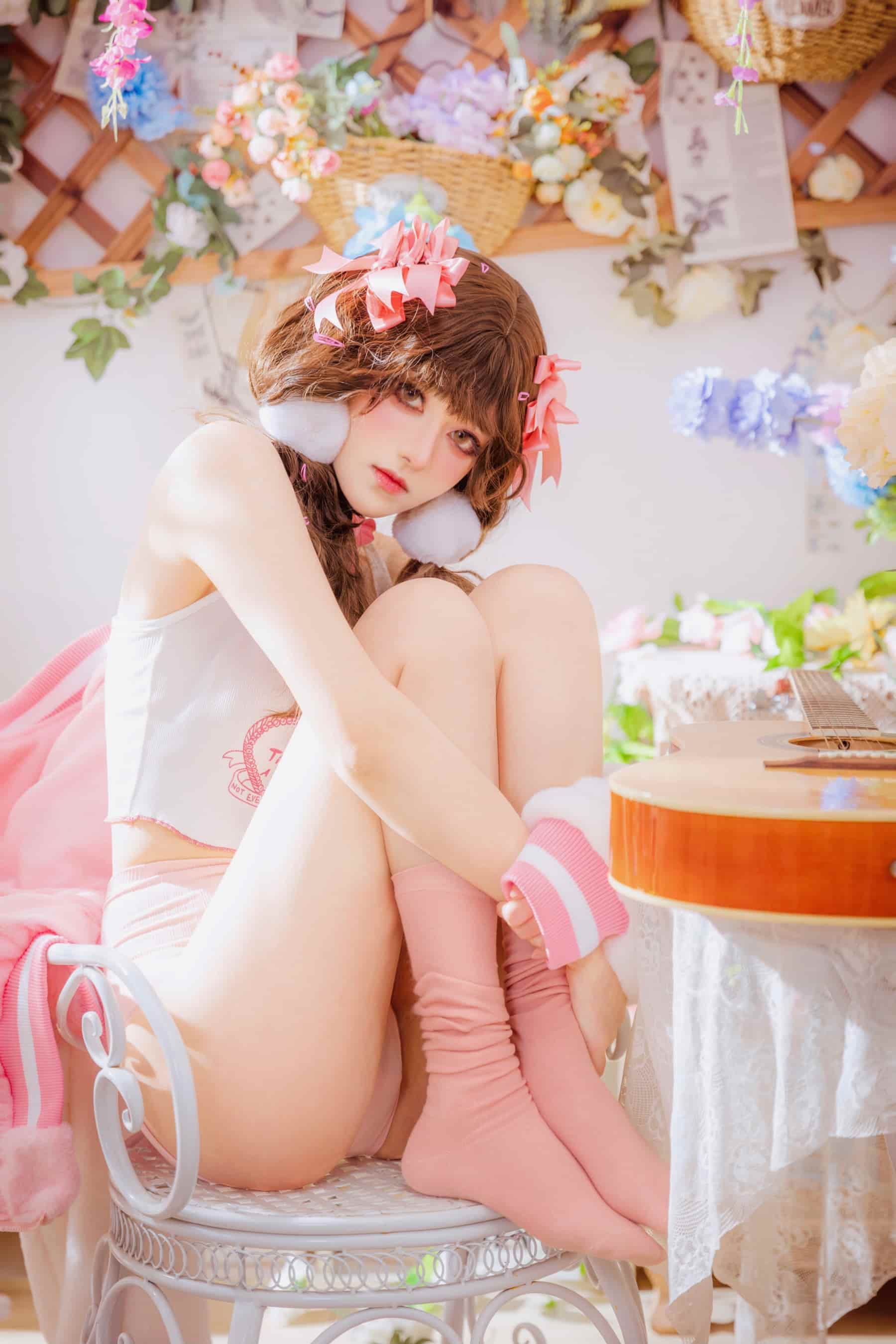 NO.086 少女吉他与蝴蝶结 – [南桃Momoko] - 喵图录