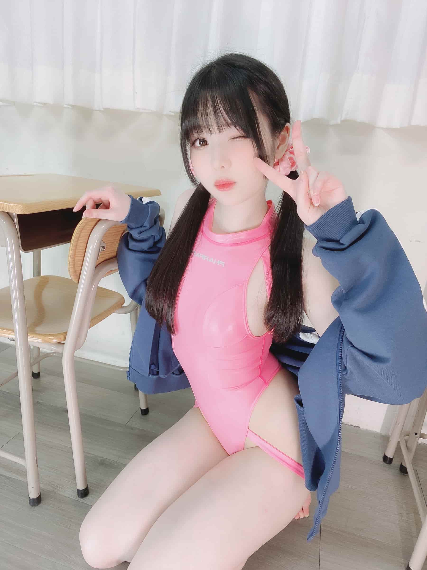 NO.097 Pink Swimsuit – [霜月shimo] - 喵图录