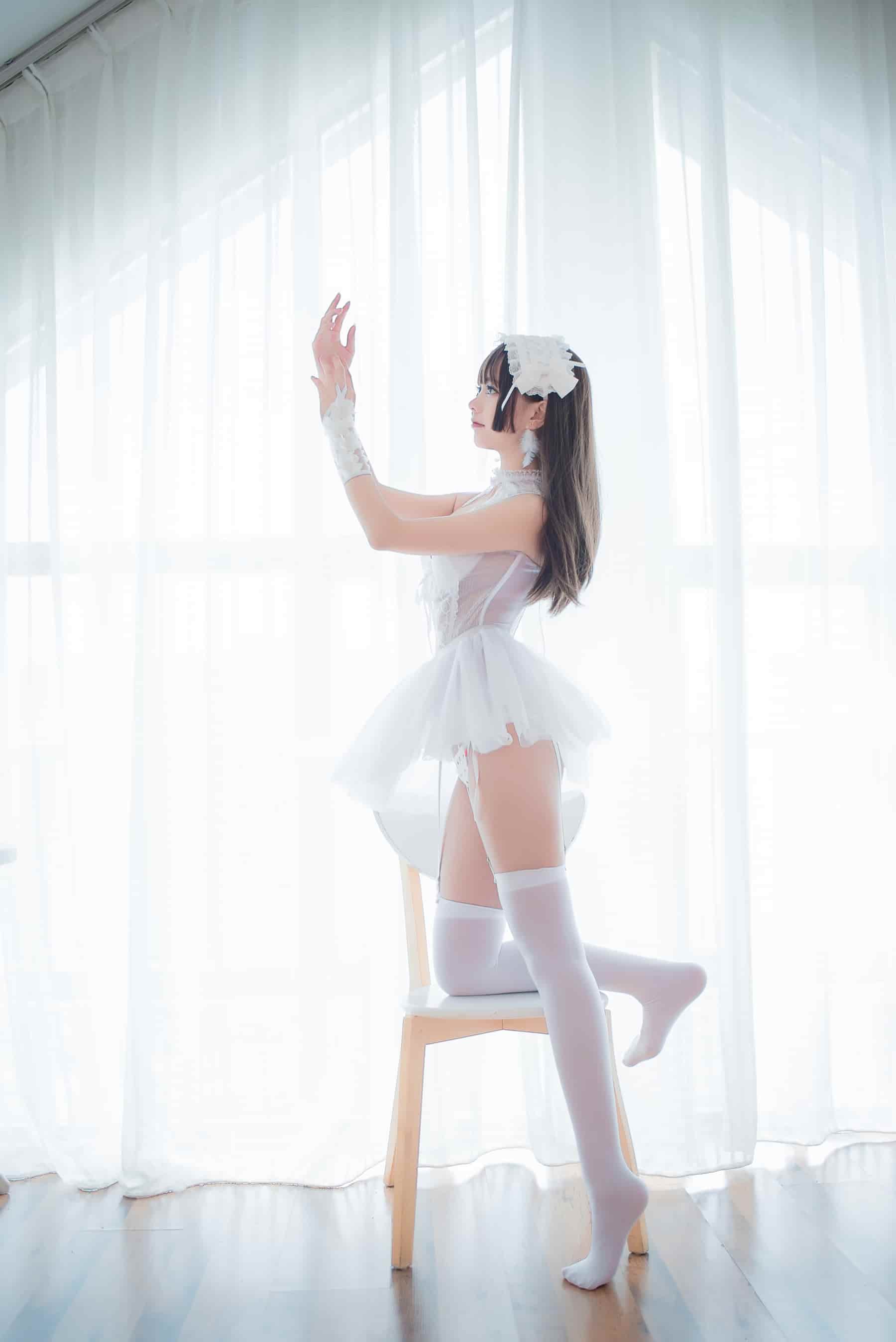 NO.017 白色纱裙 – [小野妹子w] - 喵图录