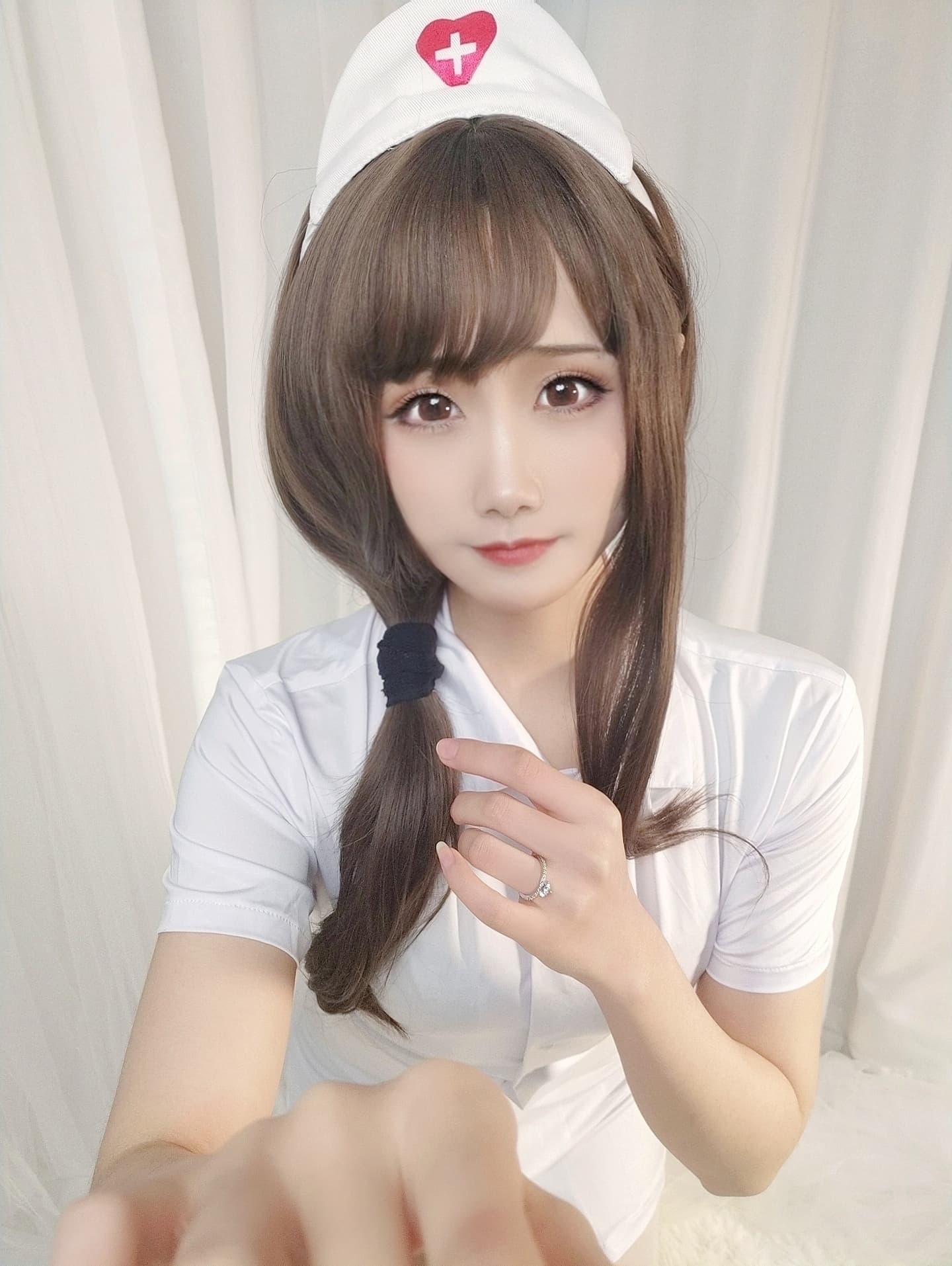 NO.022 圣诞自拍合辑 护士人妻+雪夜魅魔+紫色迷情 – [曉美媽] - 喵图录