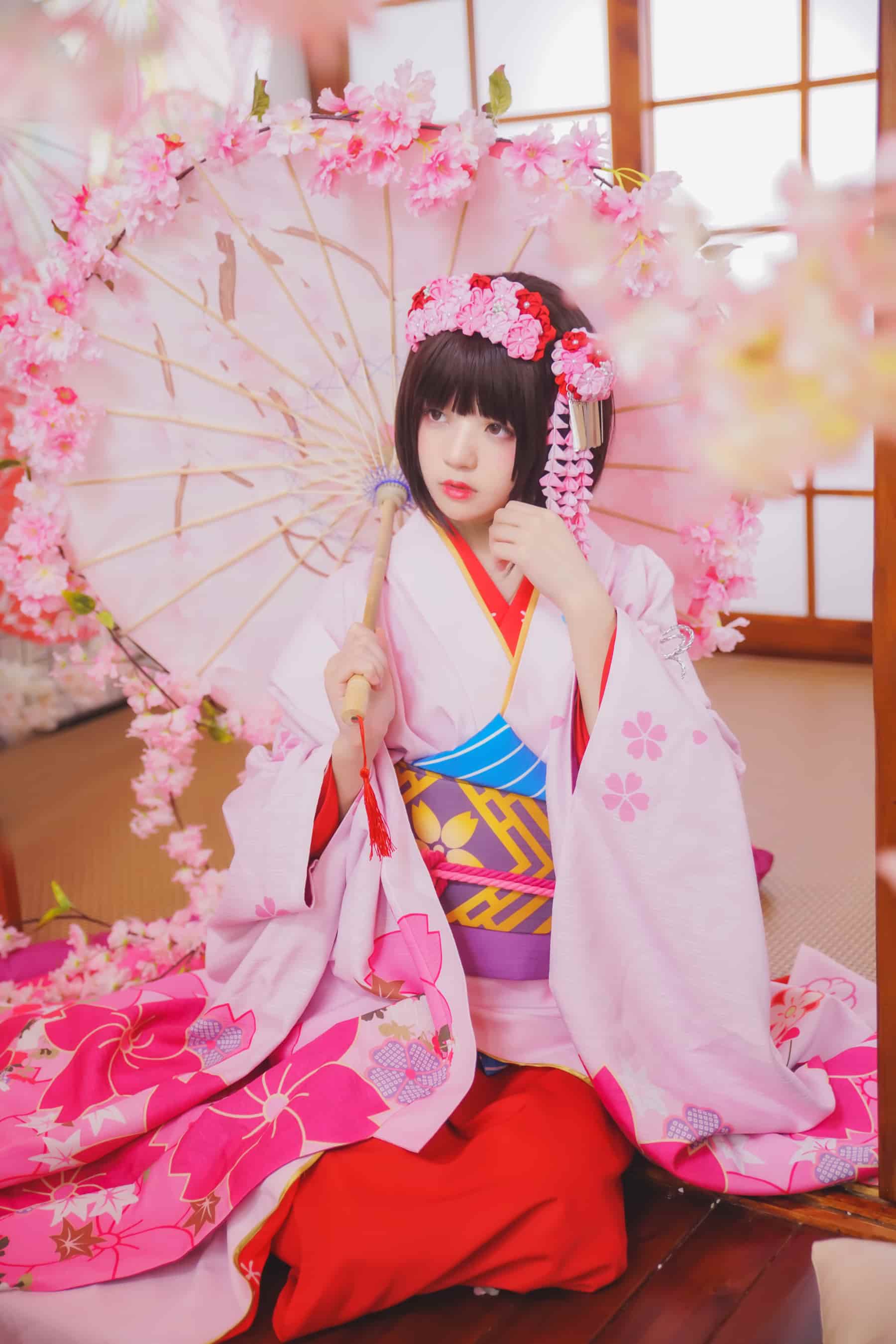 NO.029 加藤惠 和服 – [桜桃喵] - 喵图录