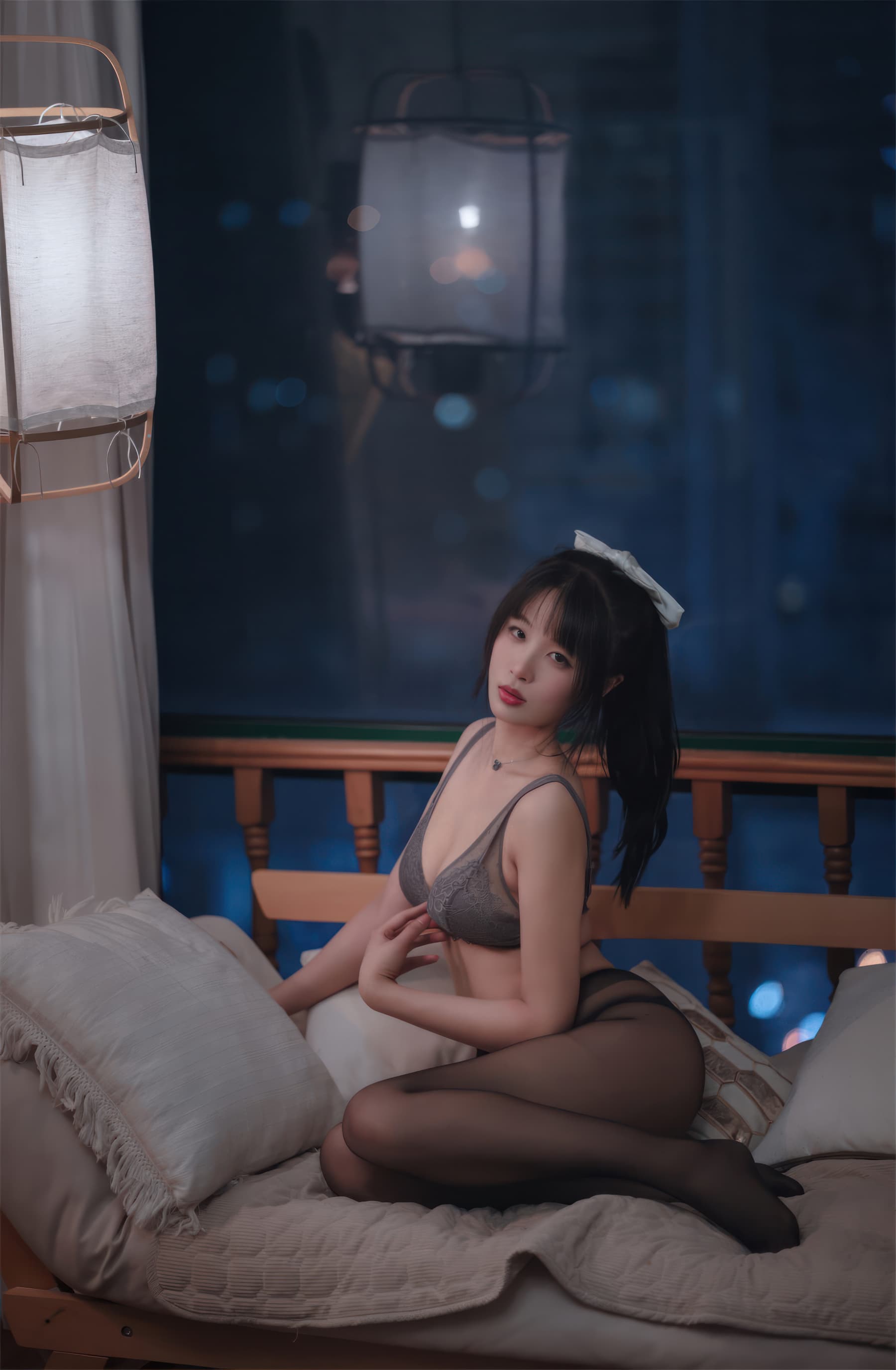 NO.059灰色蕾丝 – [轩萧学姐] - 喵图录