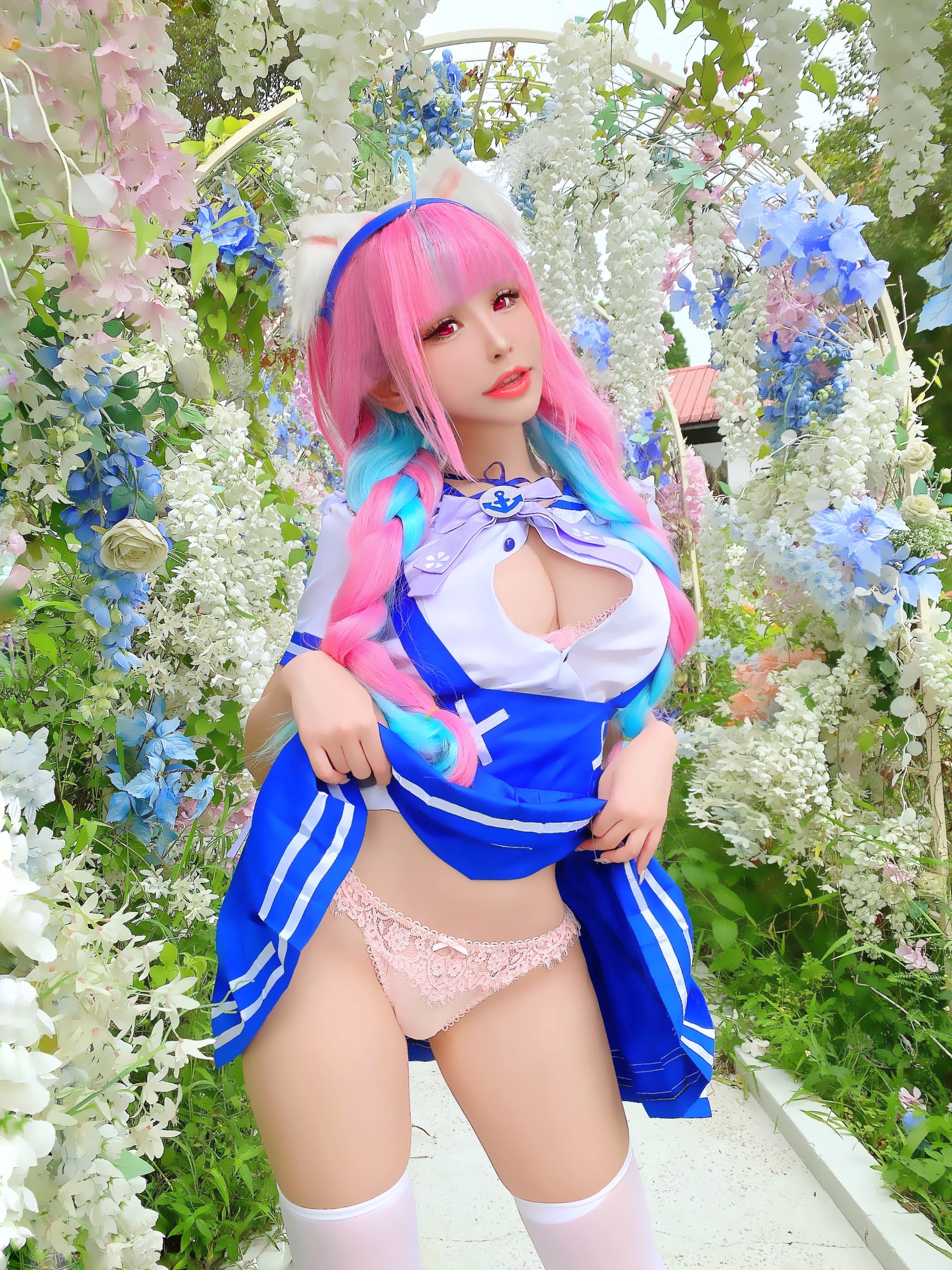 NO.022 Minato Aqua – [花リリ] - 喵图录