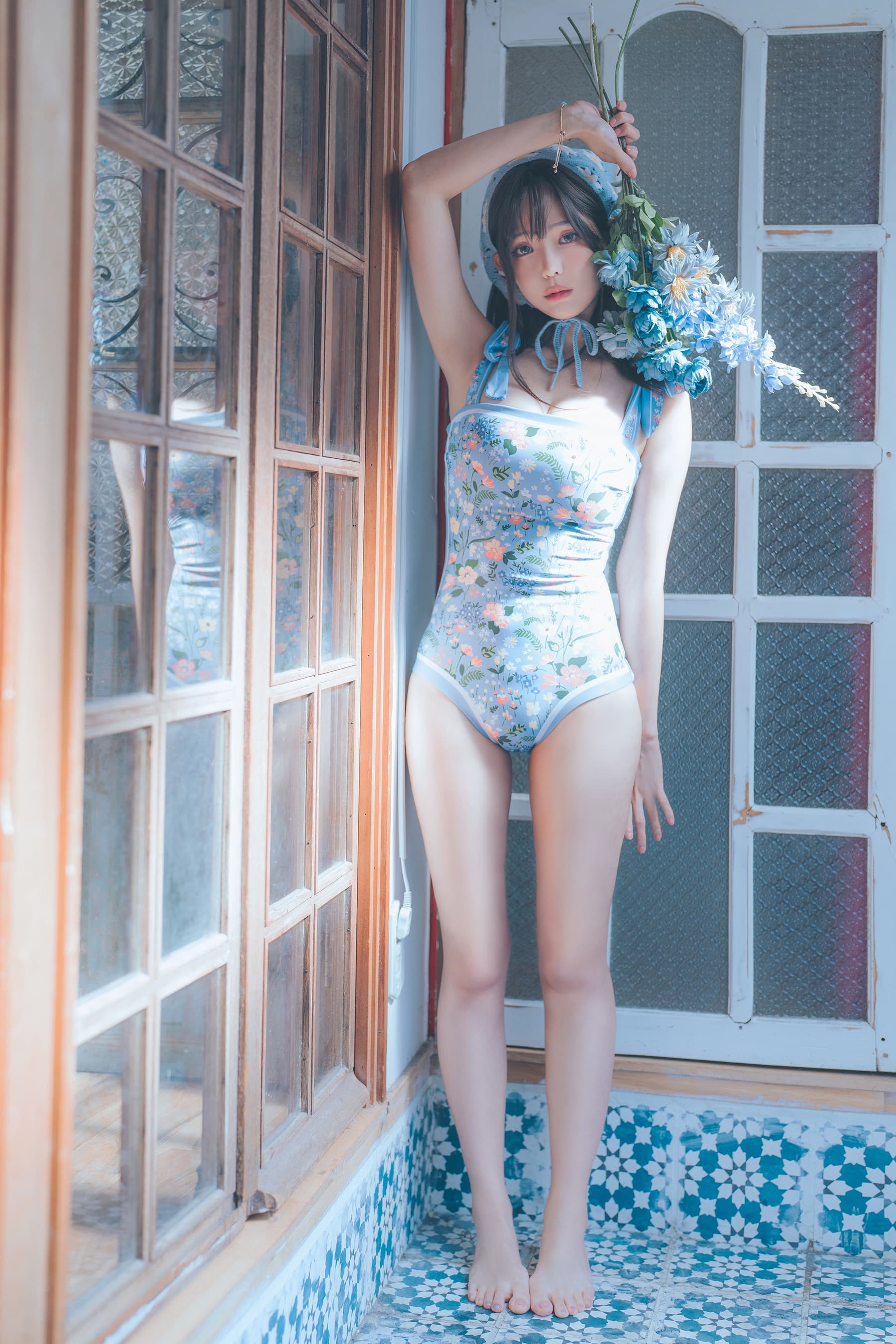 NO.138 23.august D復古水藍花 Vintage Aqua Blossom – [ElyEE子] - 喵图录