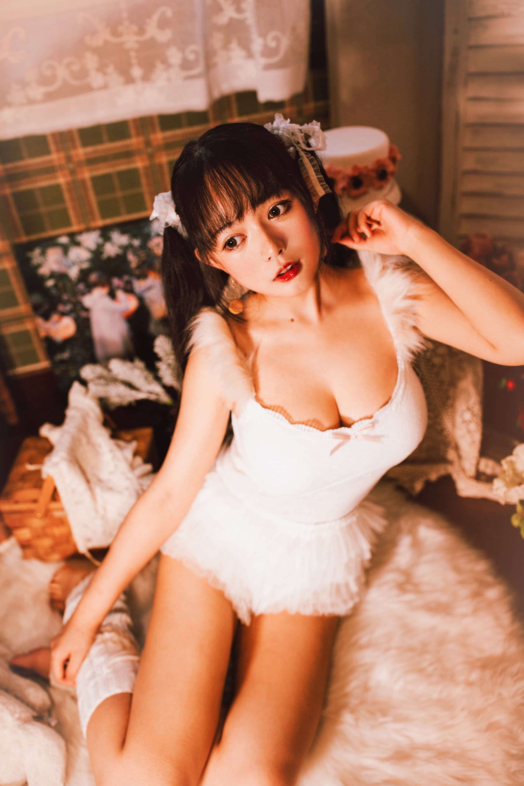 NO.029 白色双马尾 – [黑猫猫] - 喵图录