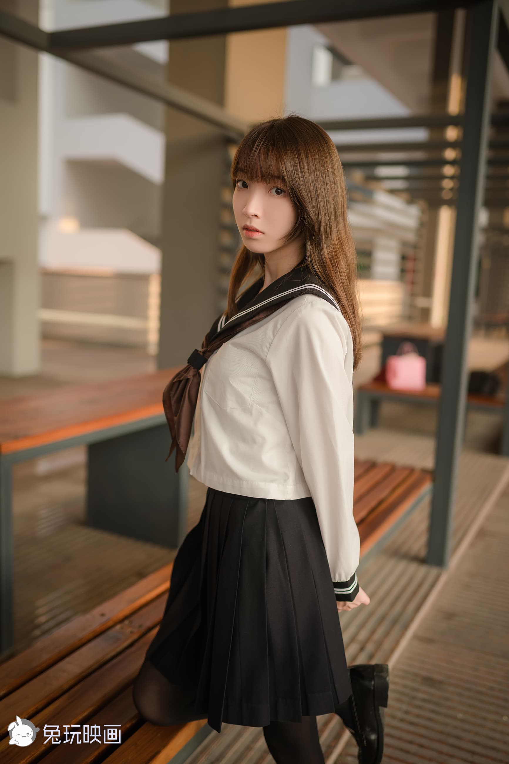 NO.001 兔玩 黄昏里的JK – [祖木子] - 喵图录