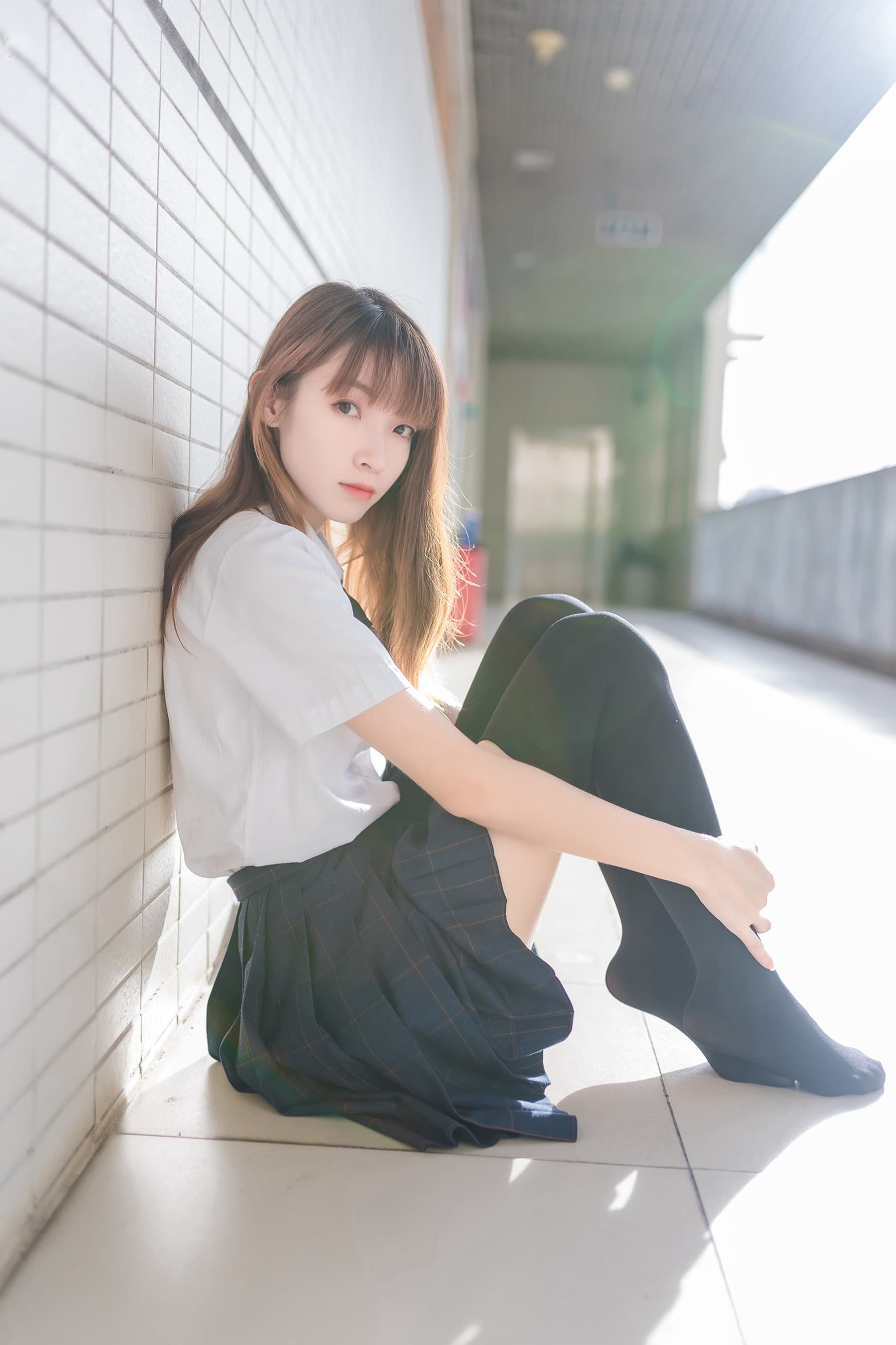 NO.024 午后阳光下的黑丝学妹 – [祖木子] - 喵图录
