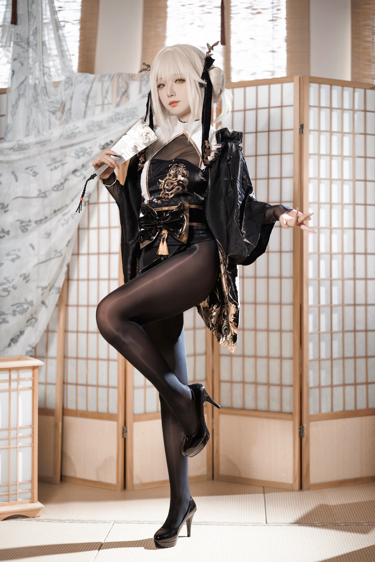 NO.058 NIKKE 白兔布兰儿 和服 – [封疆疆v] - 喵图录