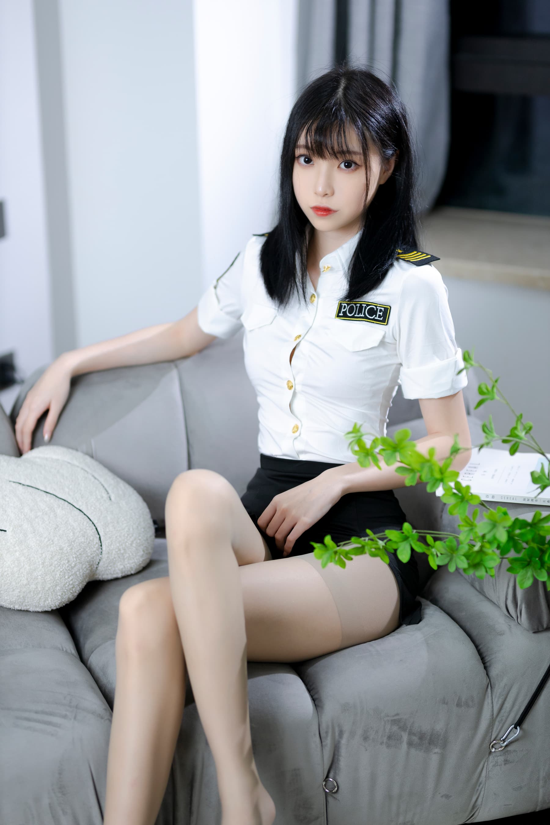 NO.007 灰丝制服 – [许岚LAN] - 喵图录