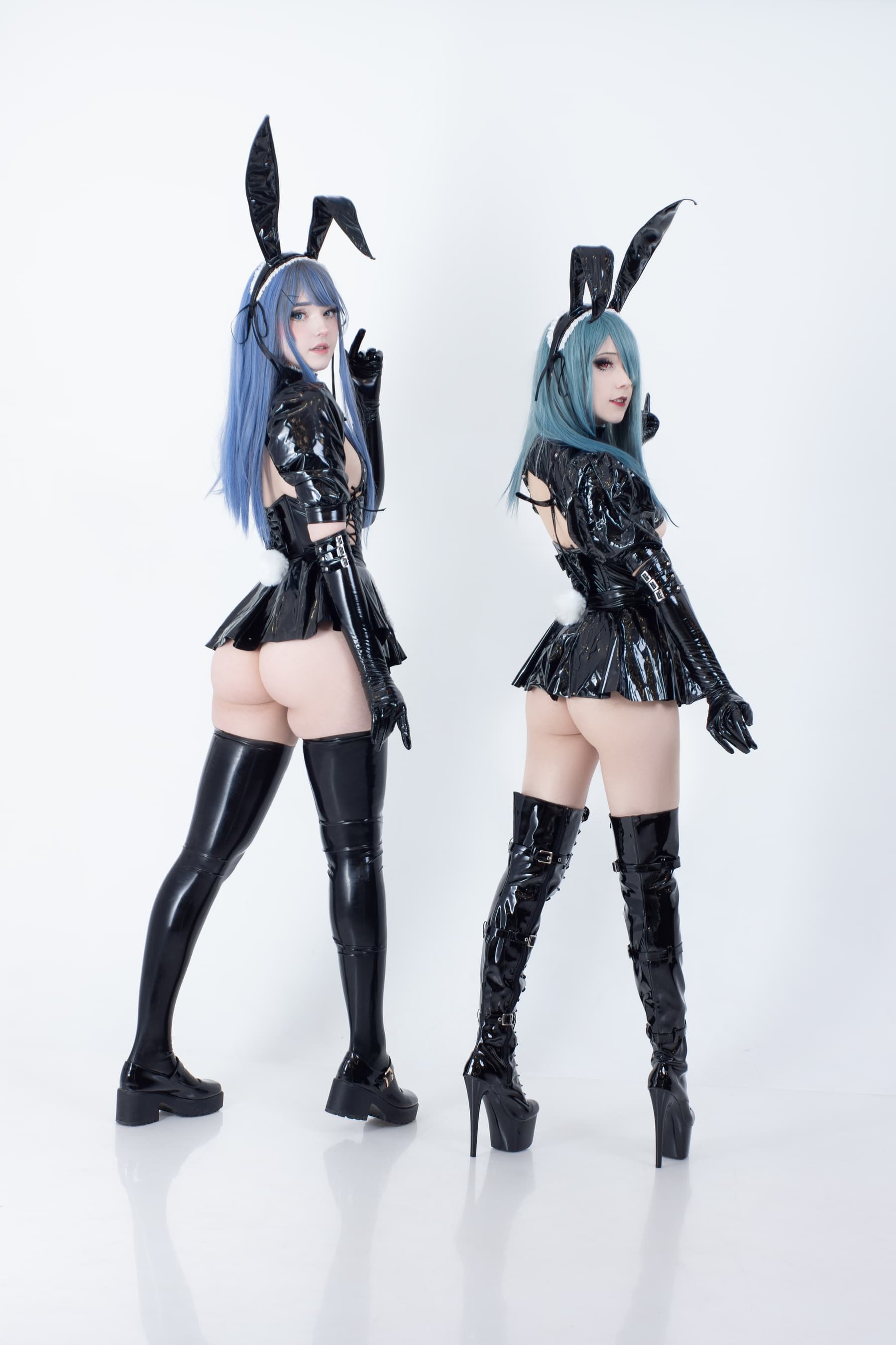 NO.011 Latex Bunny Twins – [Candy Ball] - 喵图录