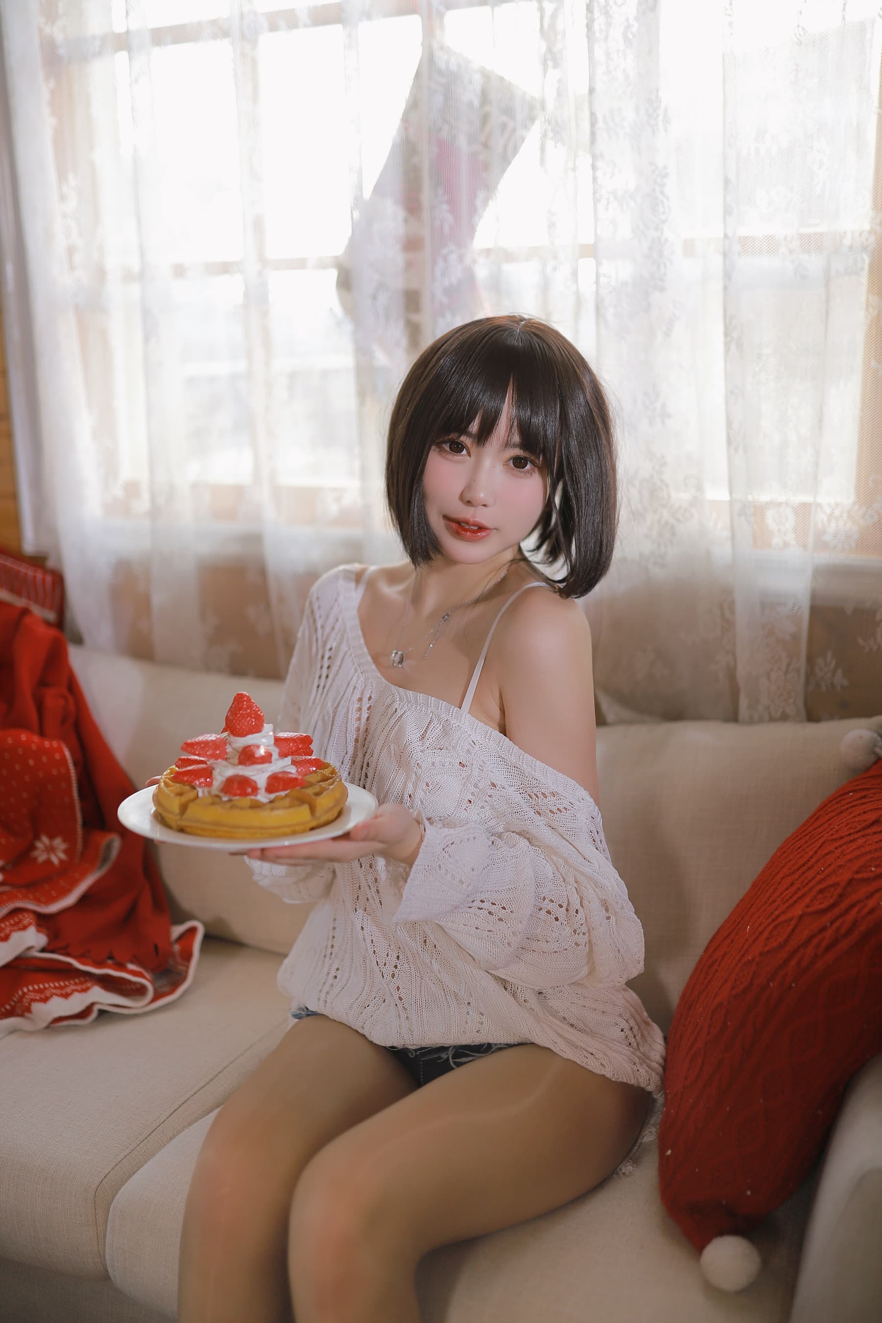 NO.012 温柔短发妹妹 – [Tina很妖孽呀] - 喵图录