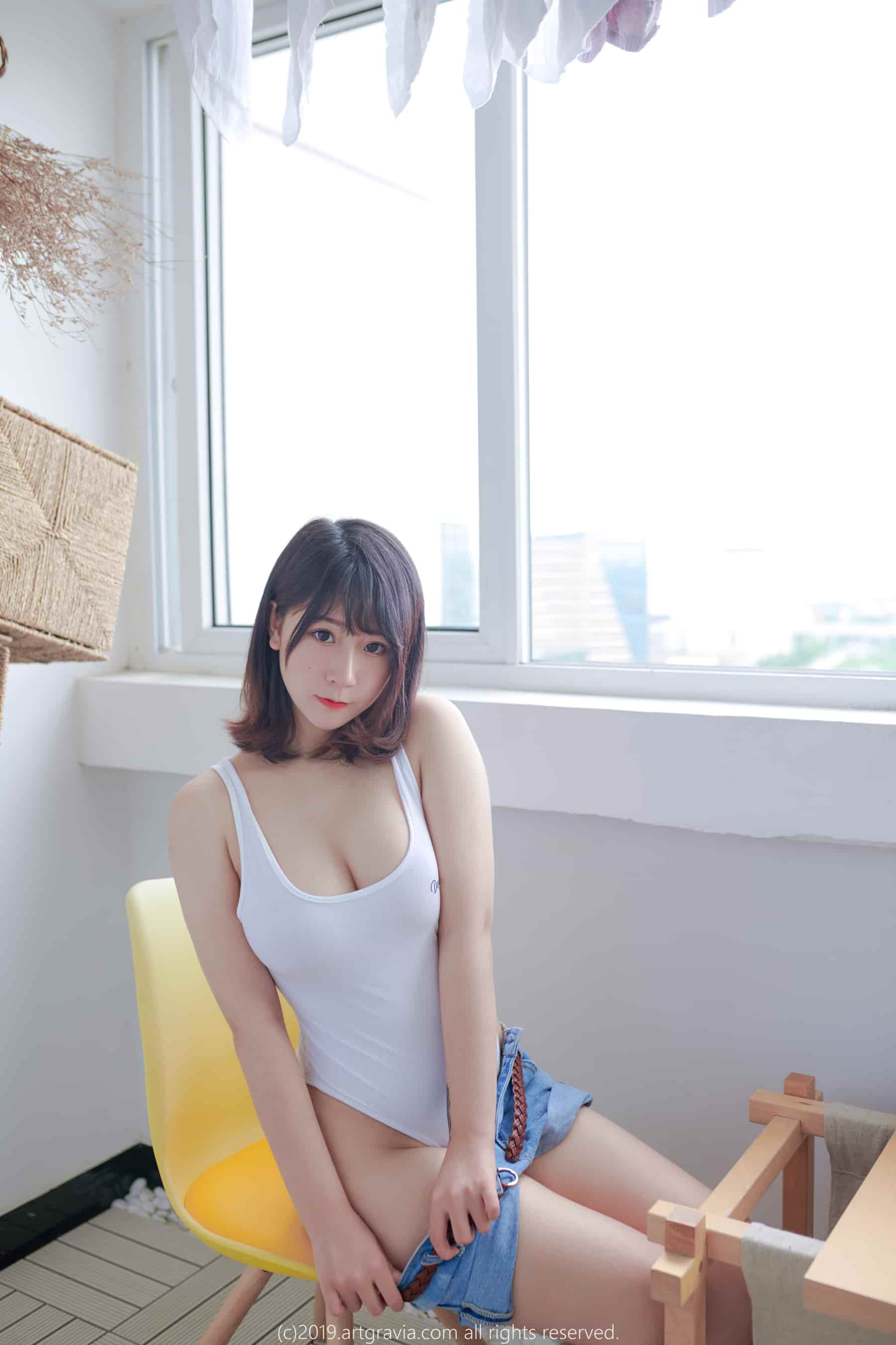NO.030 Sakura 高叉连体衣&齐逼小短裙 – [猫九酱] - 喵图录