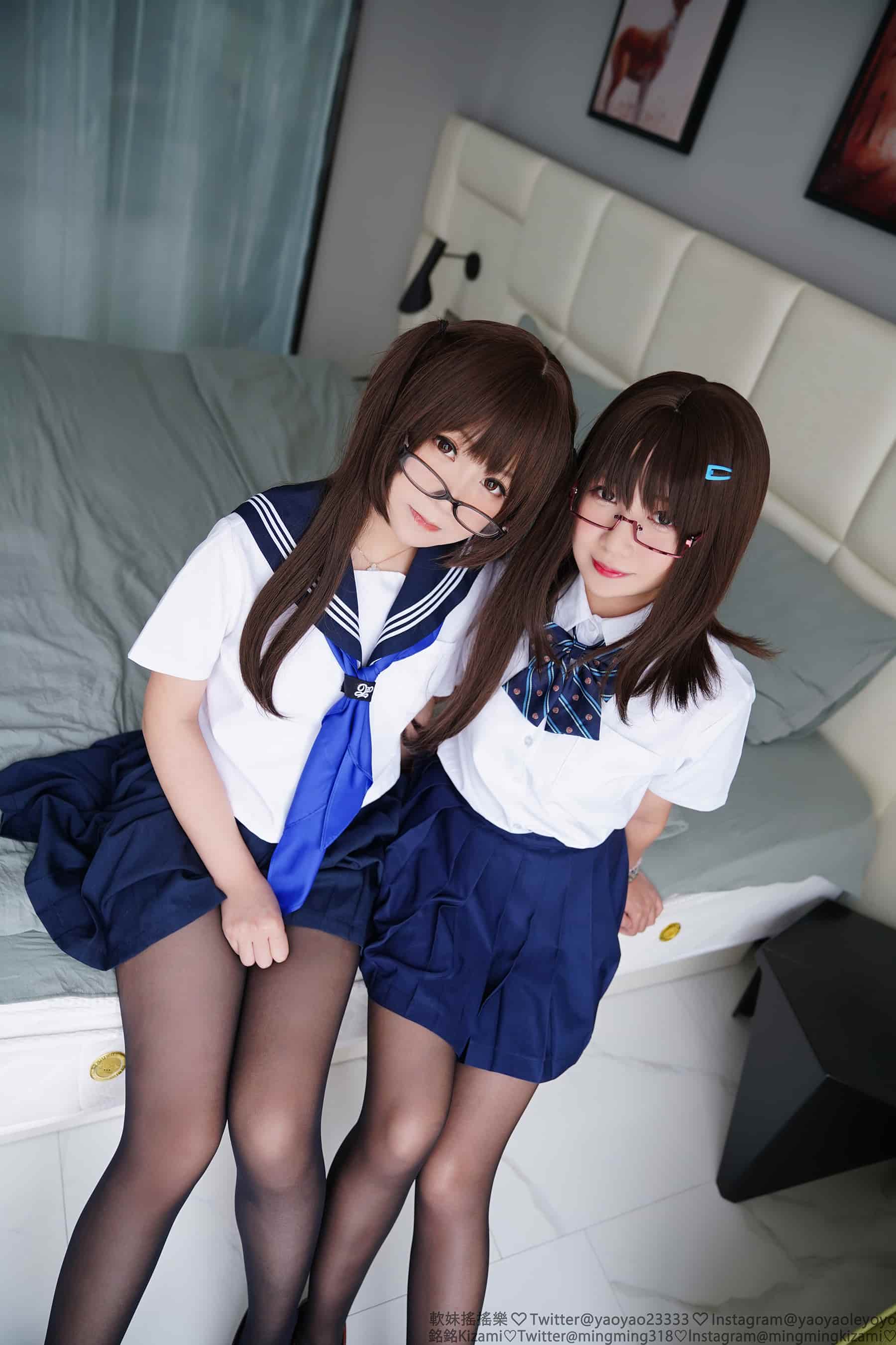Vol.010 x軟妹搖搖樂黑絲JK制服 – [銘銘Kizami] - 喵图录