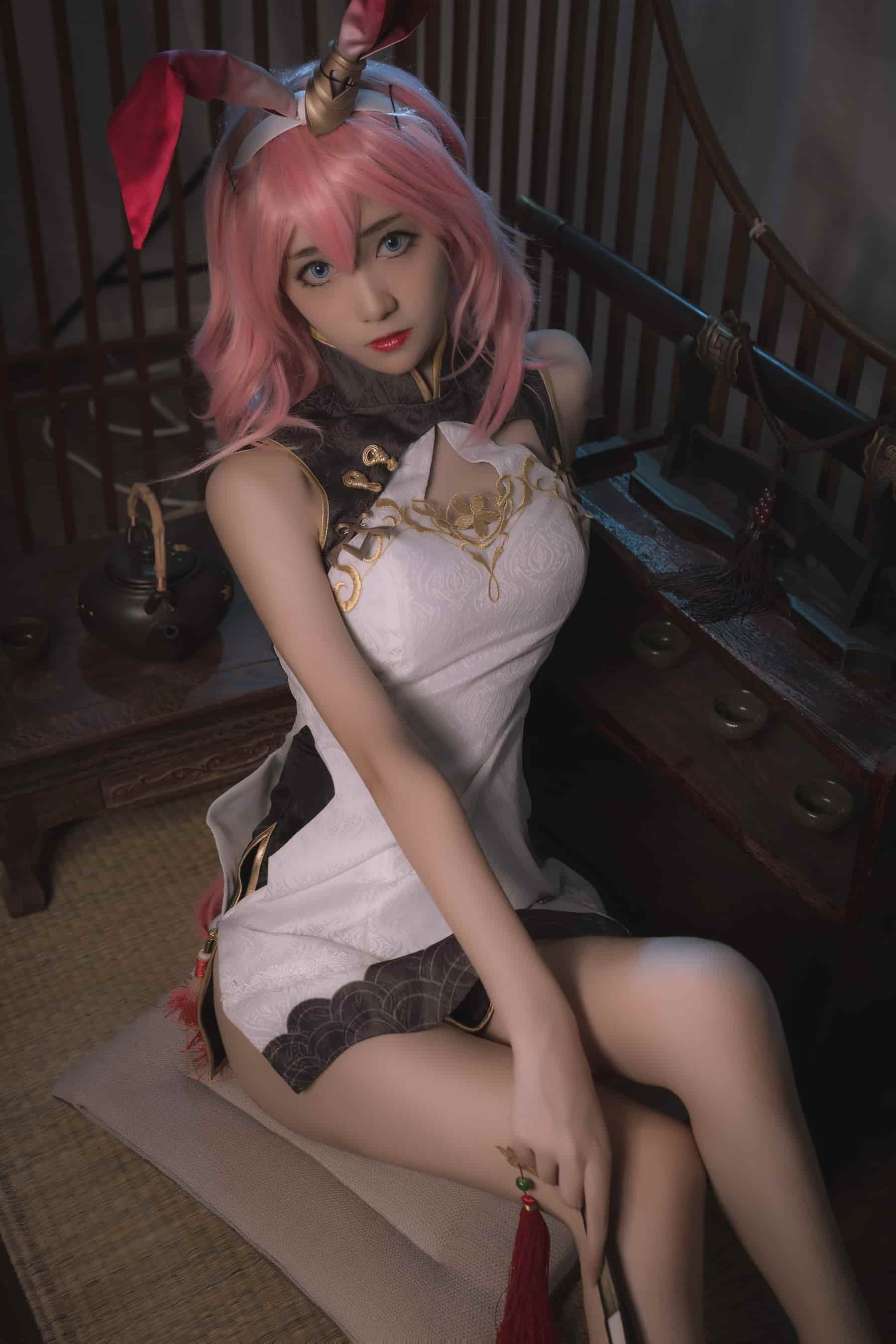 NO.052 八重樱旗袍 – [南桃Momoko] - 喵图录