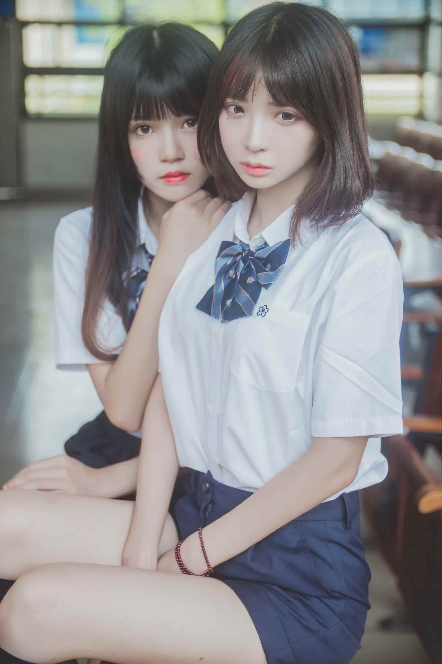 NO.021 &疯猫ss JK百合1 – [桜桃喵] - 喵图录