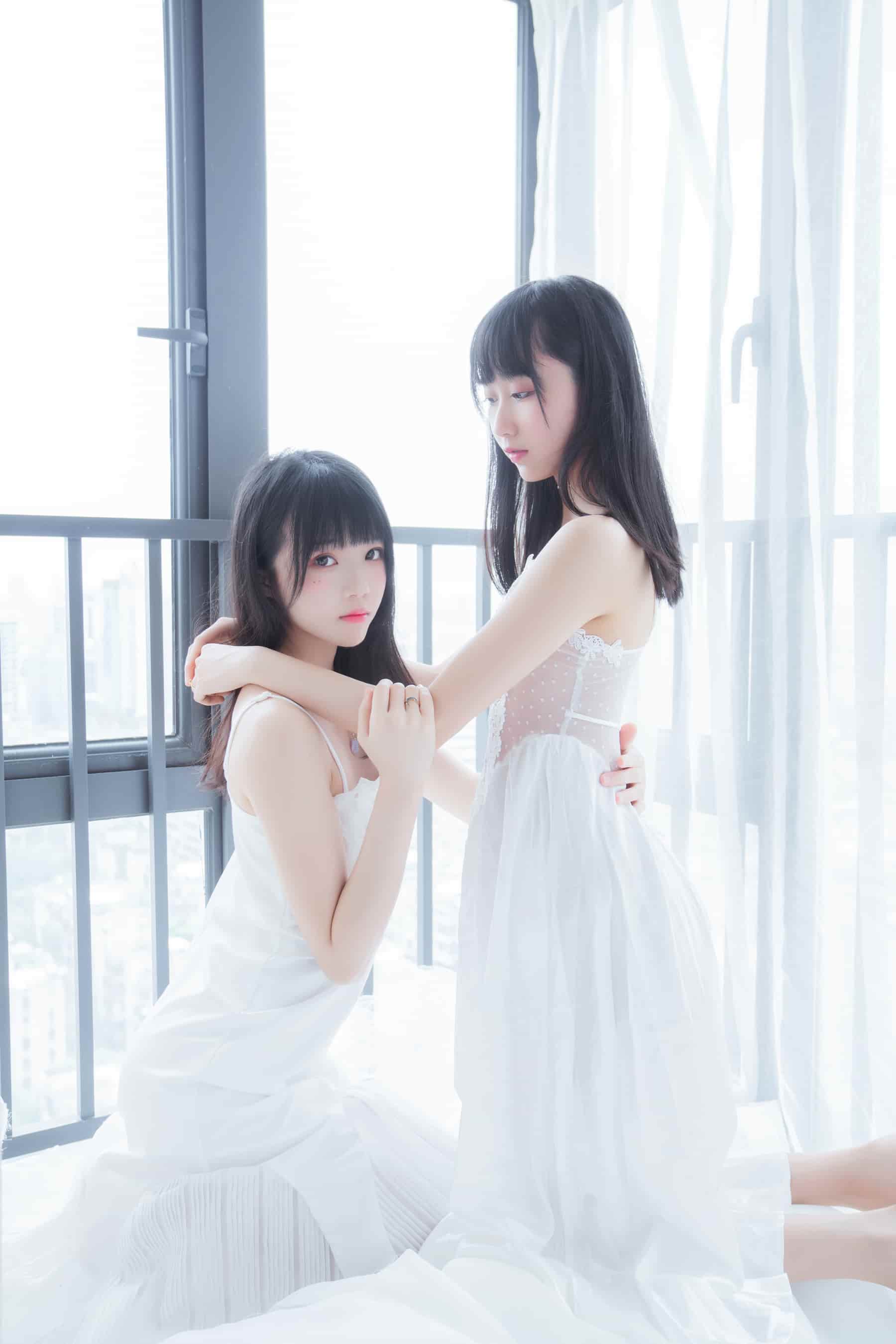 NO.064 朝(白裙×白裙) – [桜桃喵] - 喵图录