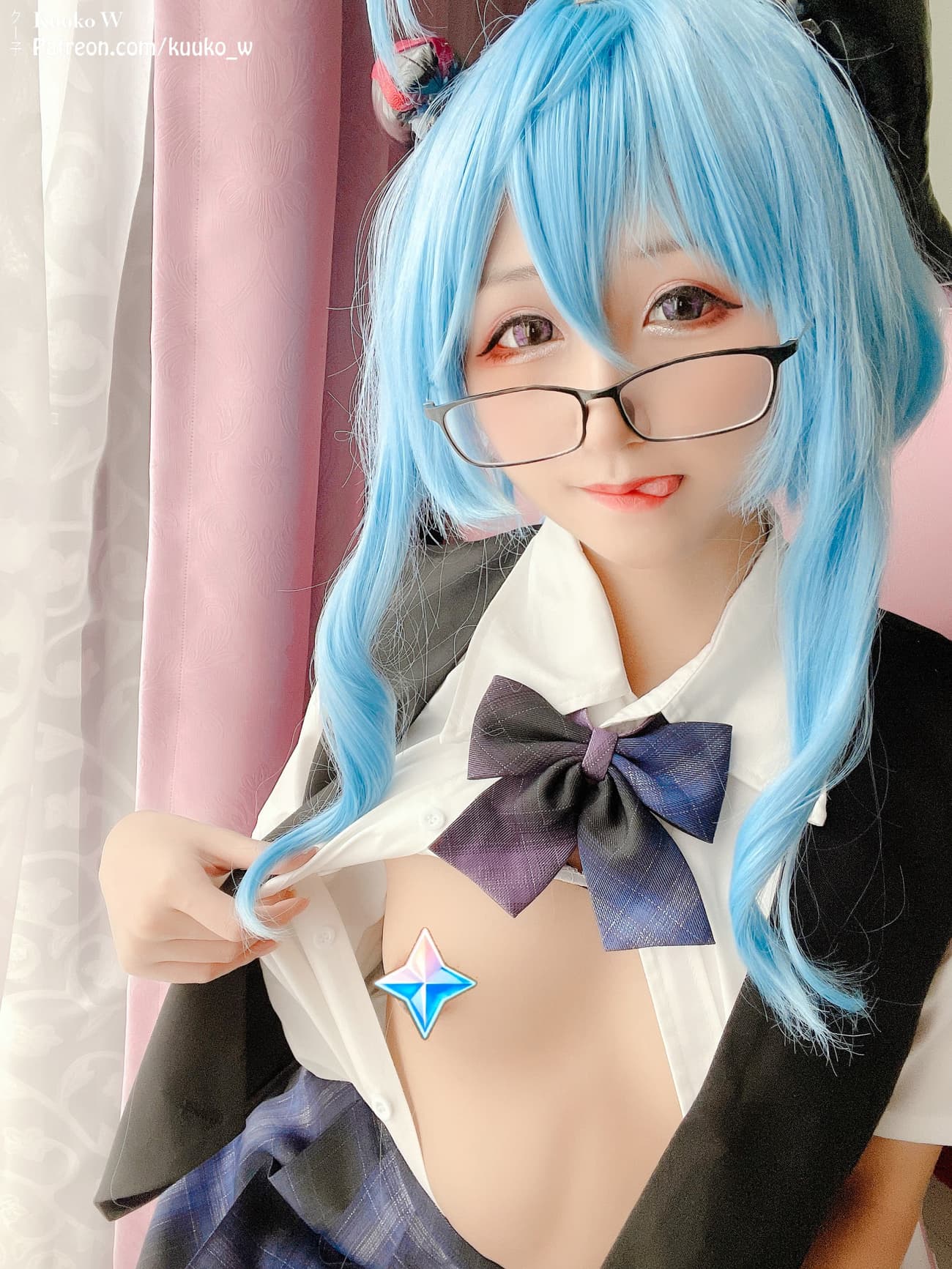 NO.067 Ganyu Pure Seifuku – [Kuuko W] - 喵图录