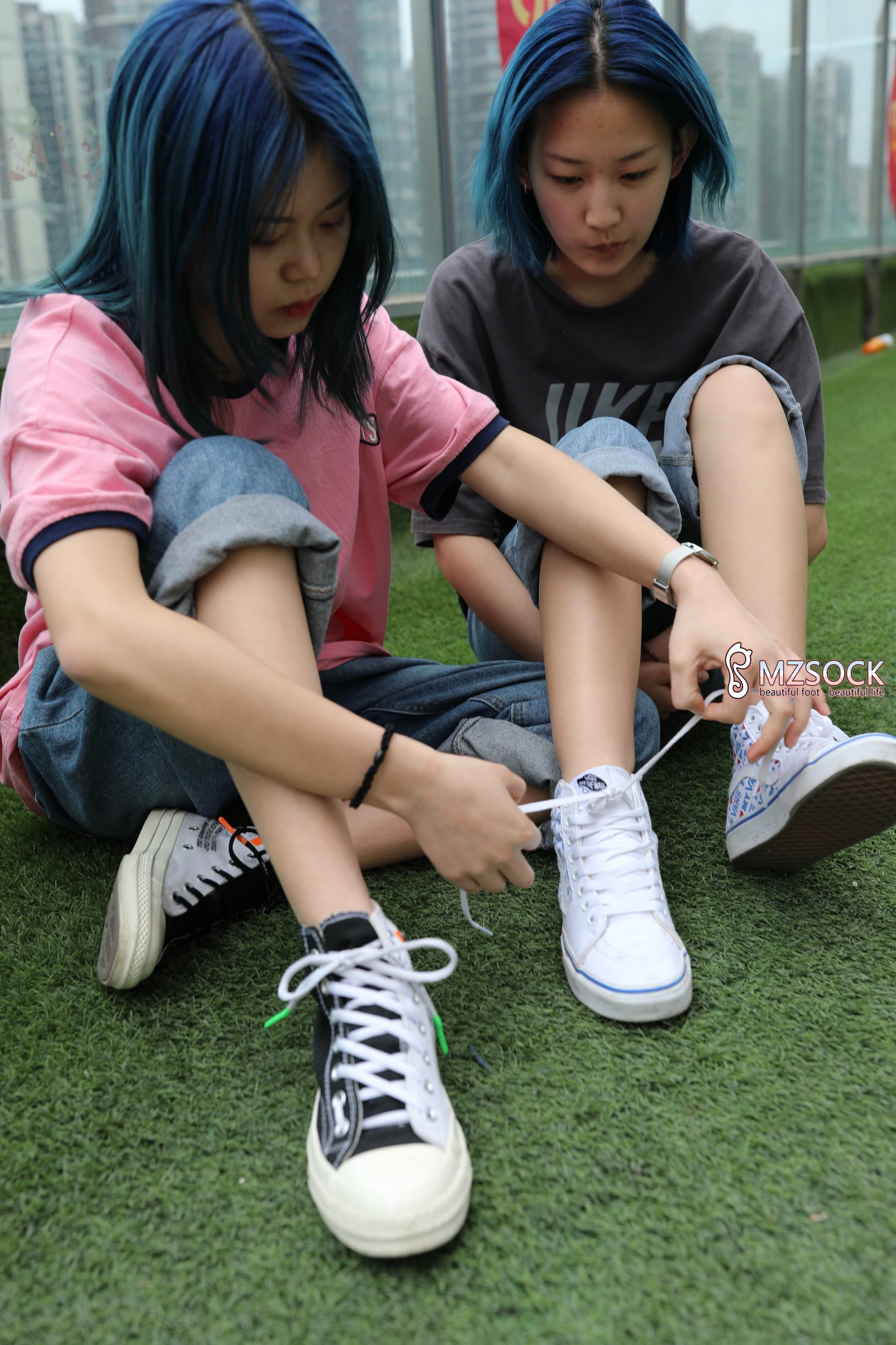 NO.010小珵&园子 – [爱美足] - 喵图录